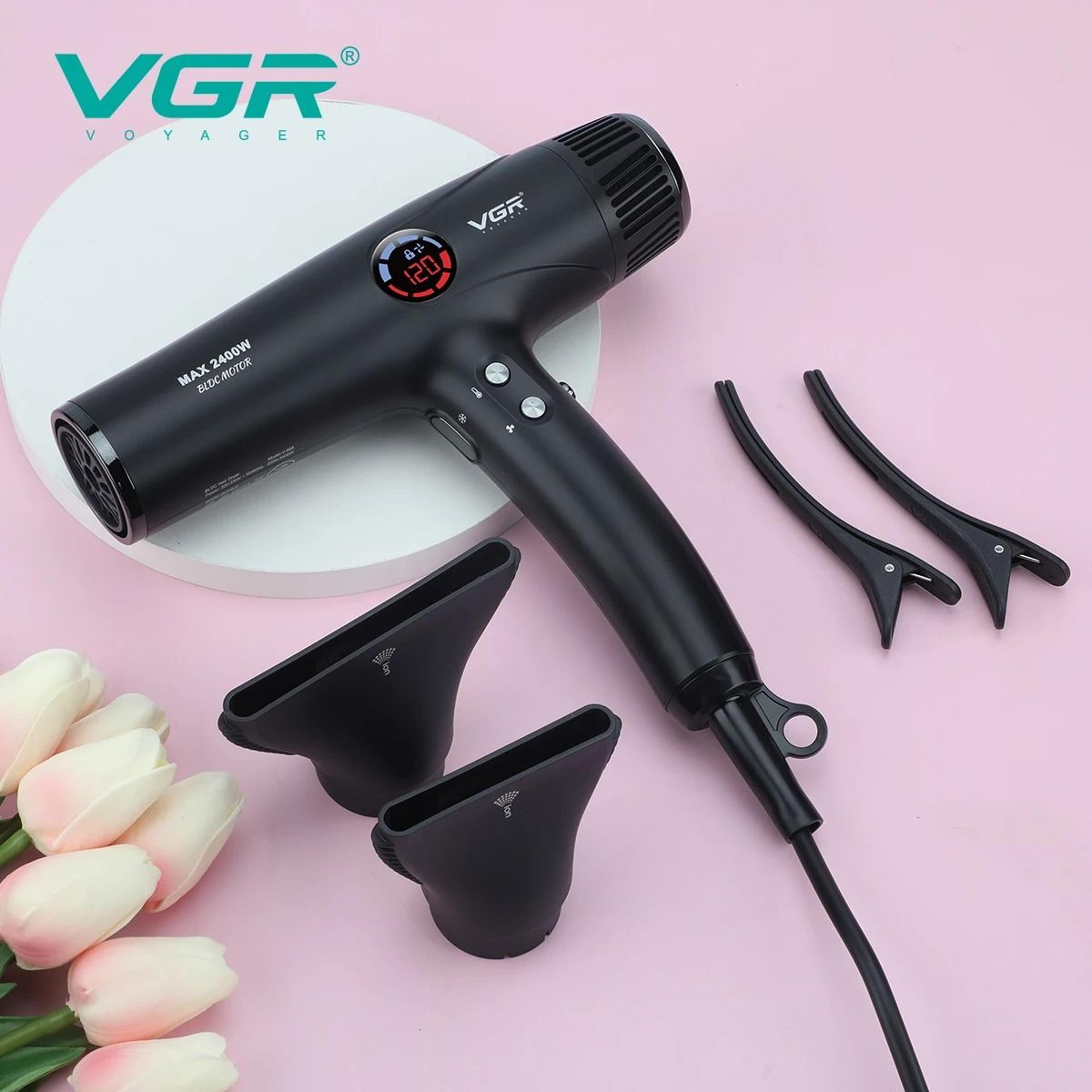 vgr professional 110,000 rpm brushless bladeless hair dryer (v-469 edition)