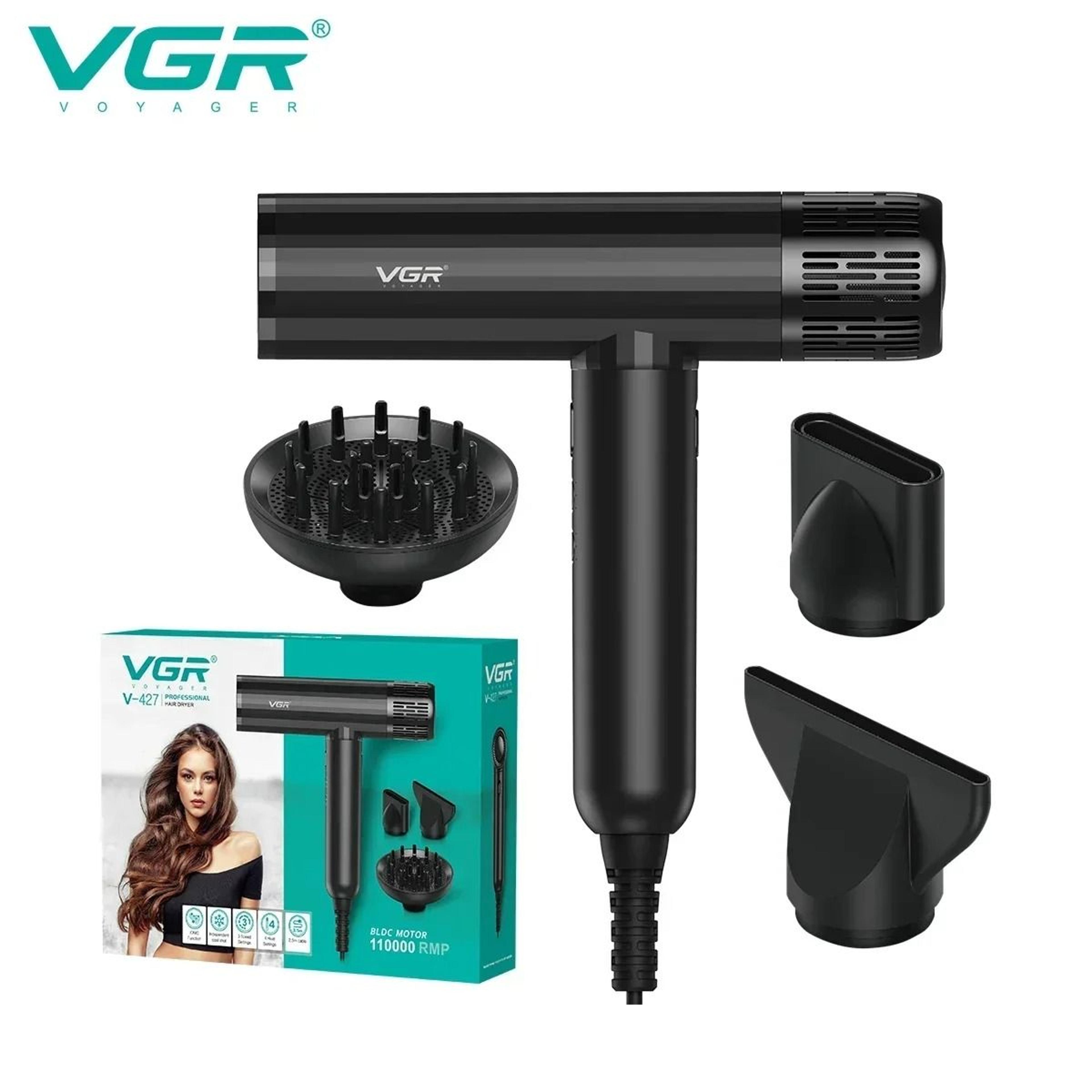 vgr v-427 professional 110,000 rpm brushless hair dryer
