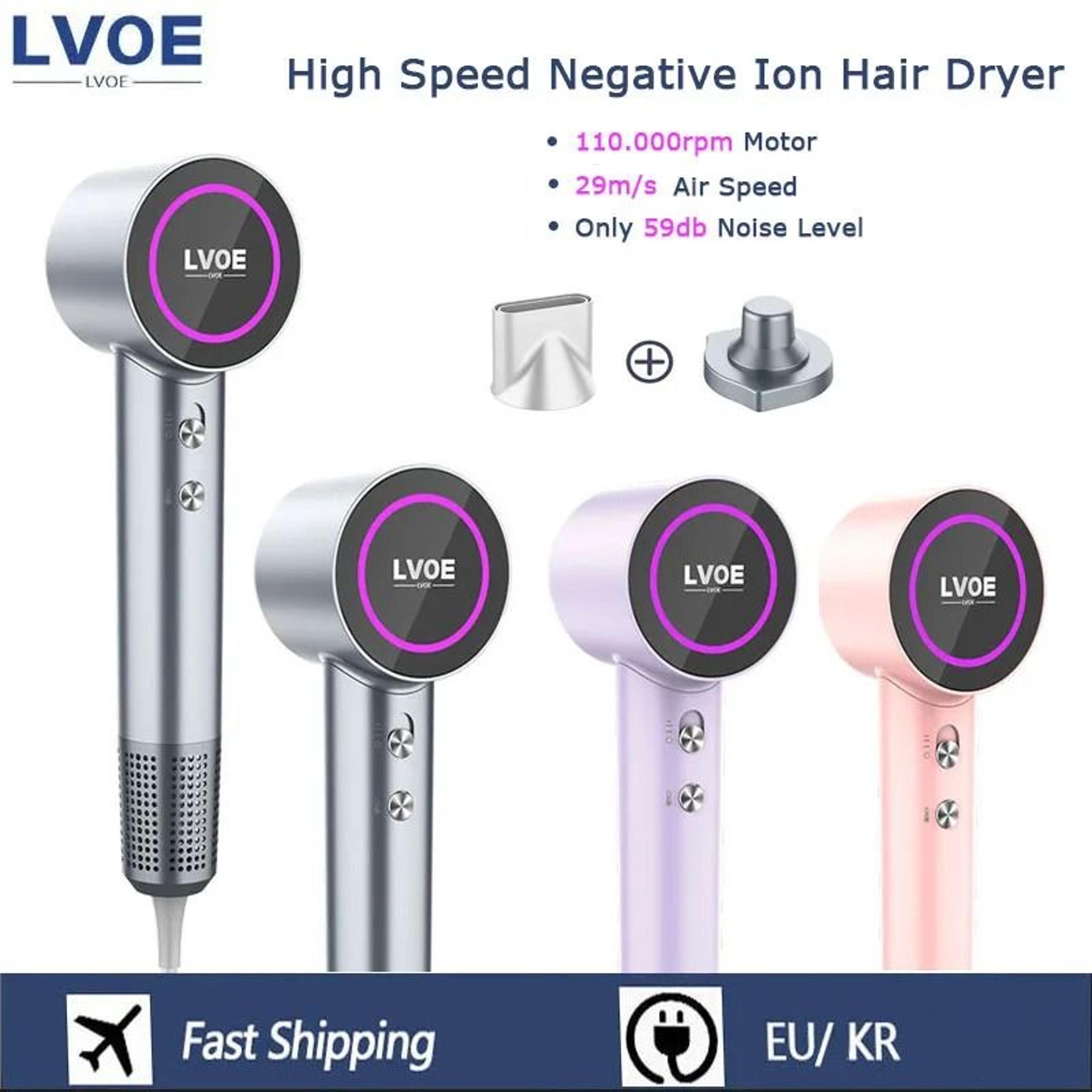 high-speed anion 1600w professional hair dryer