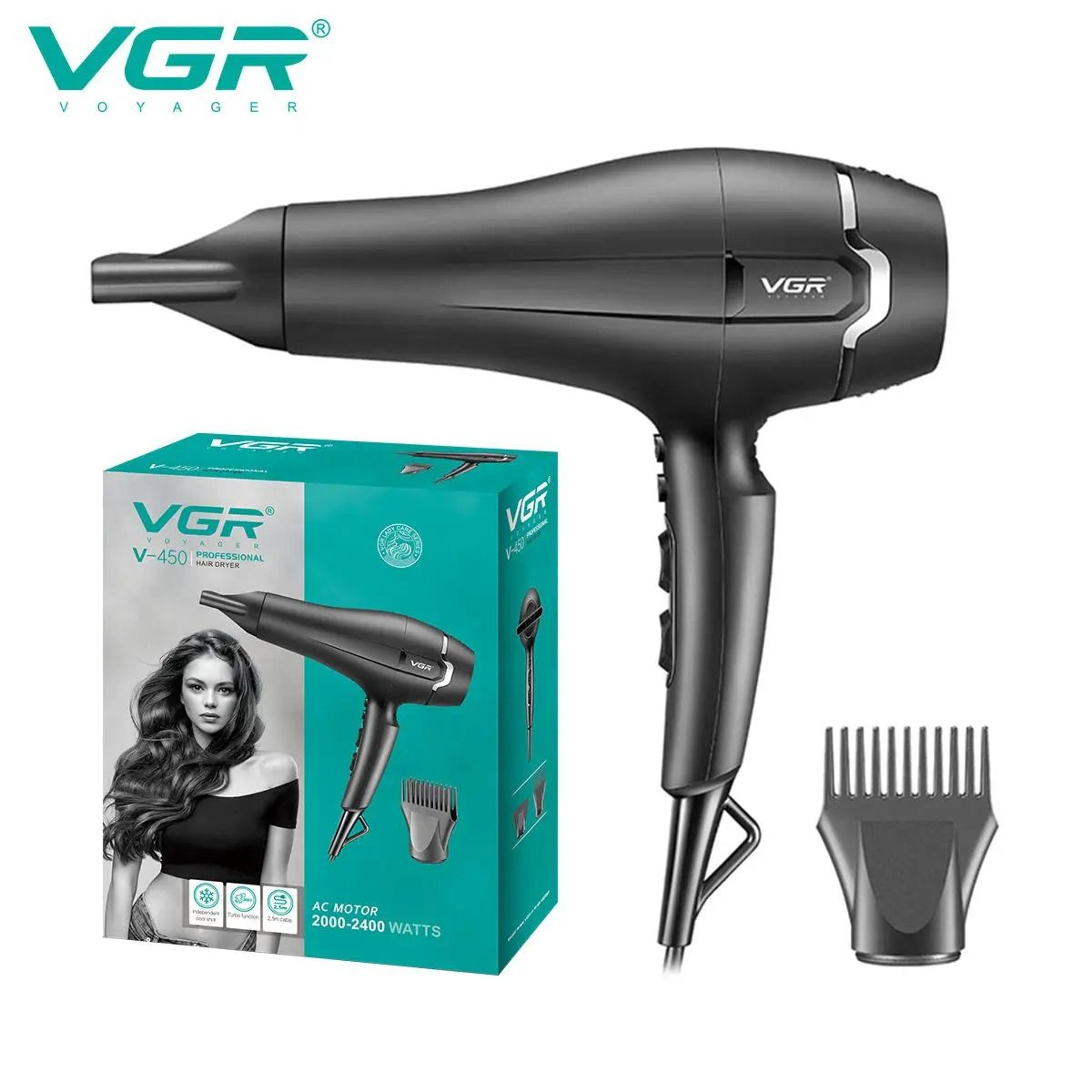 vgr v-450 professional multi-gear salon hair dryer
