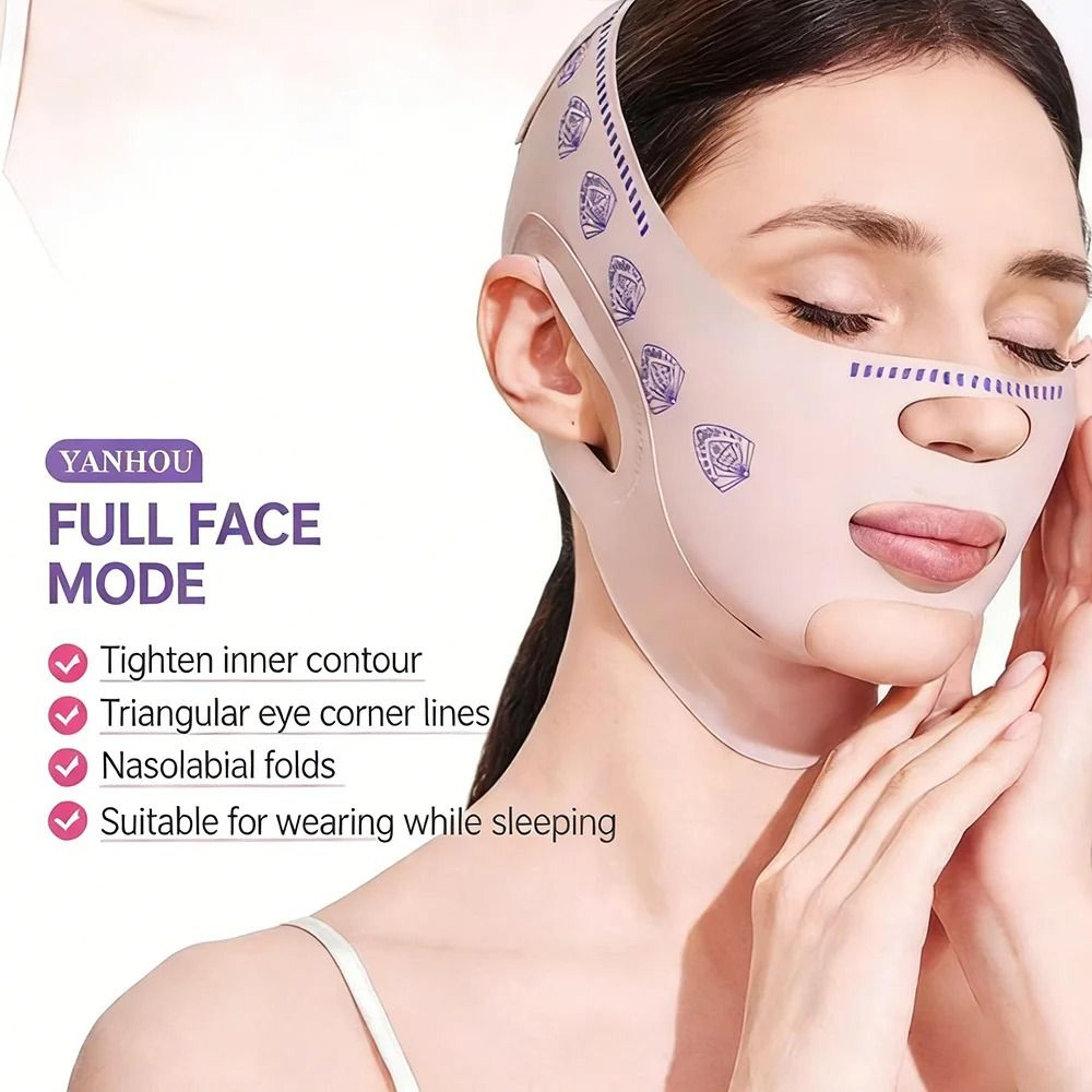 adjustable v-line face sculpting sleep mask