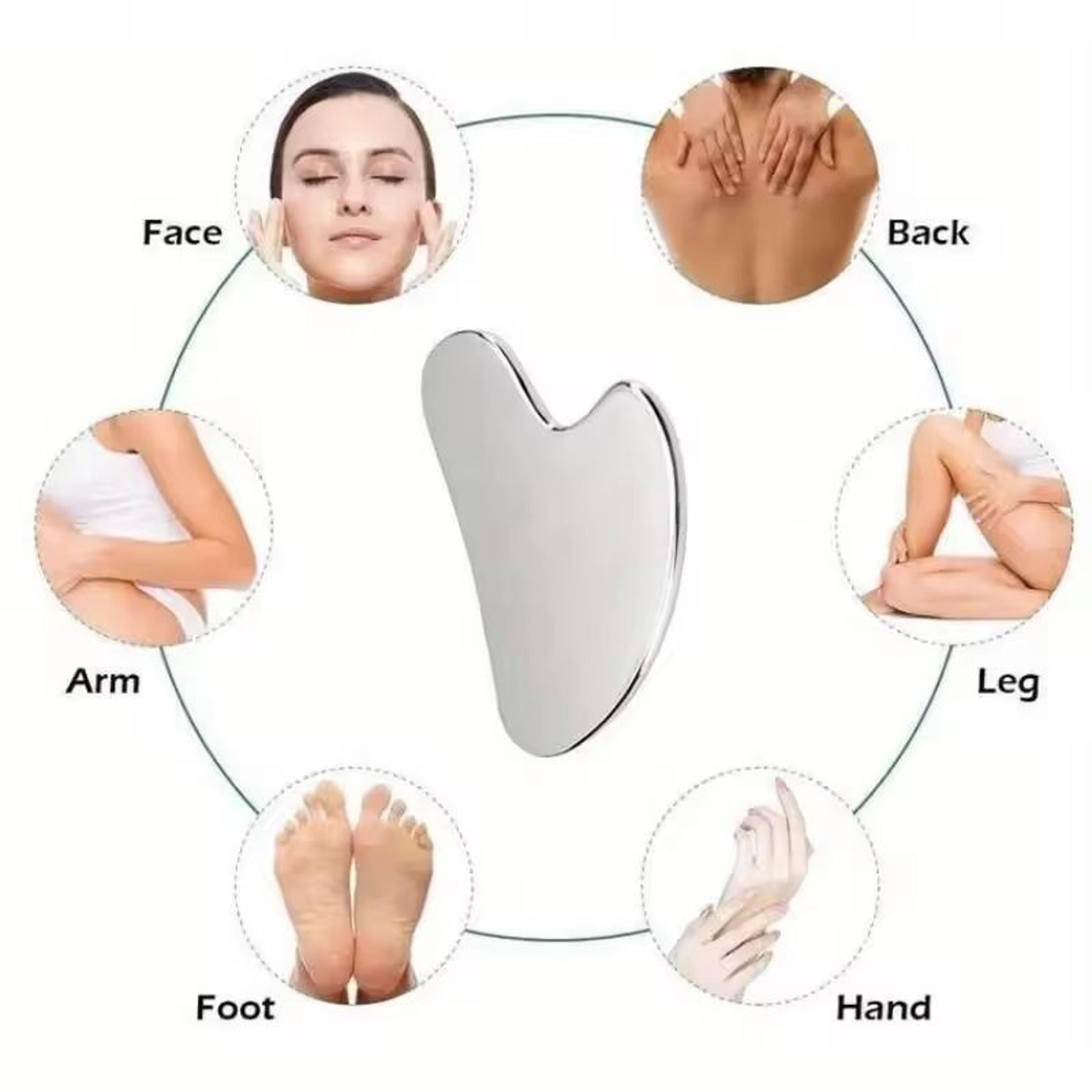 professional stainless steel gua sha board & skin tightening tool
