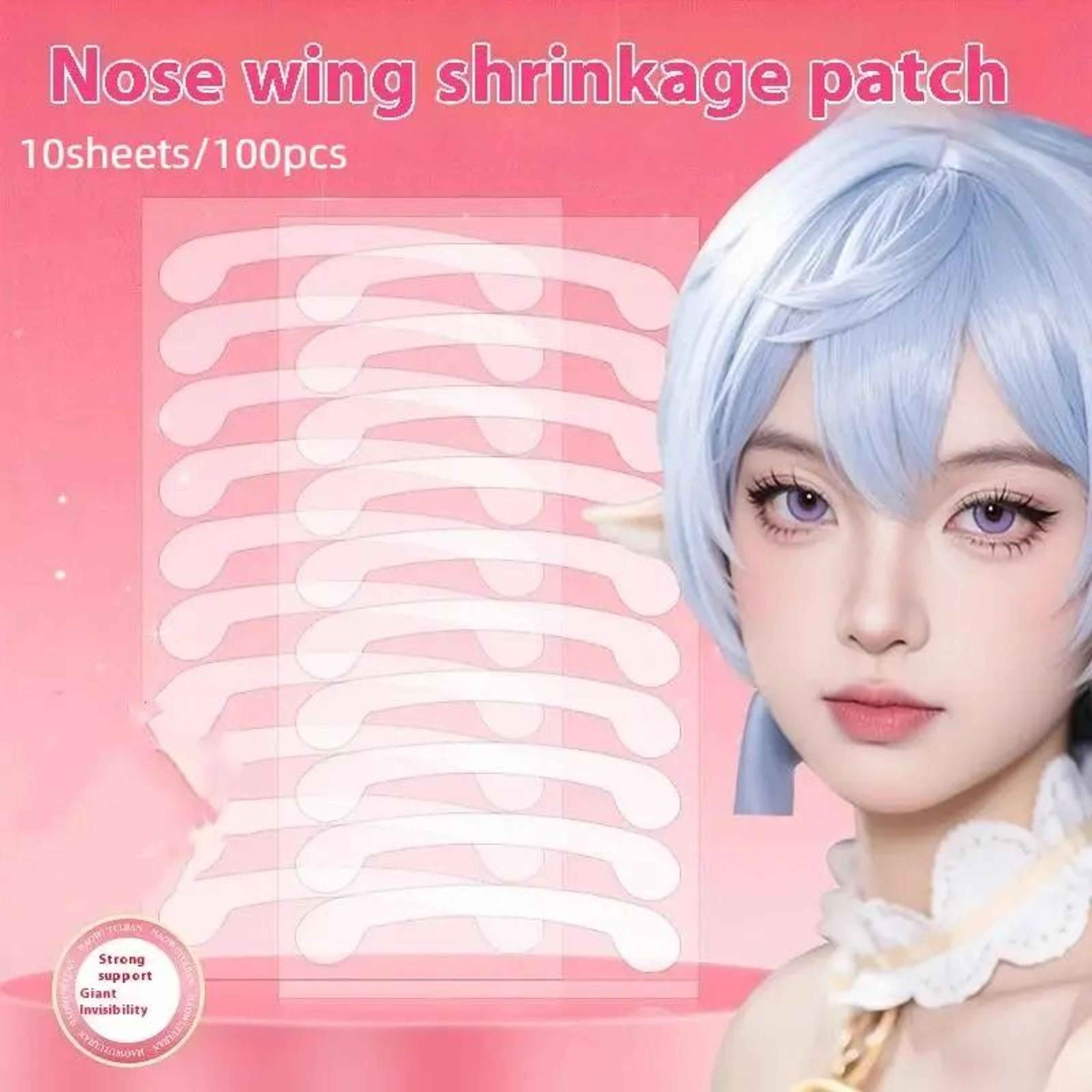 invisible nose wing shrinking patch & complexion contouring sticker set