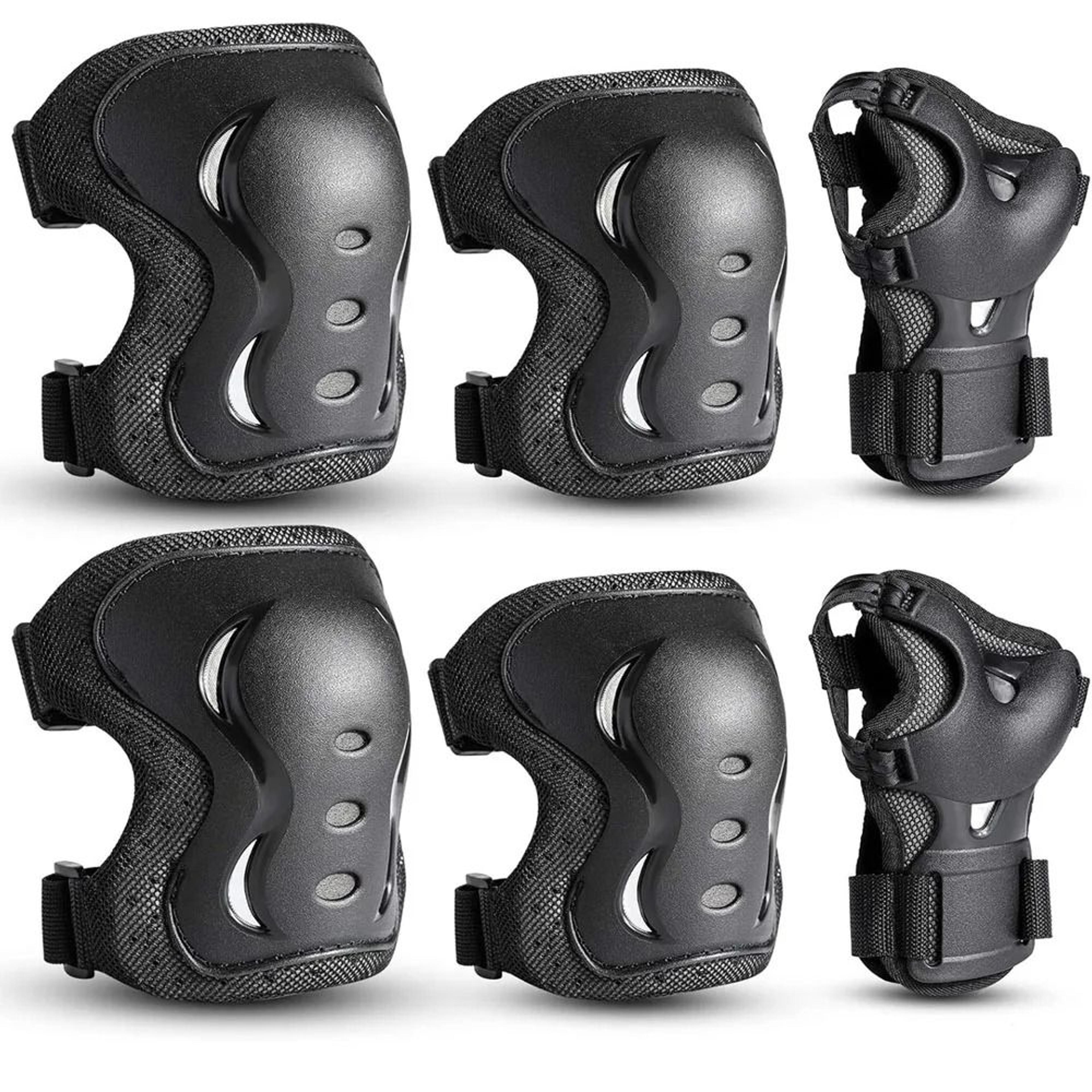 kids protective gear set with knee pads elbow pads and wrist guards