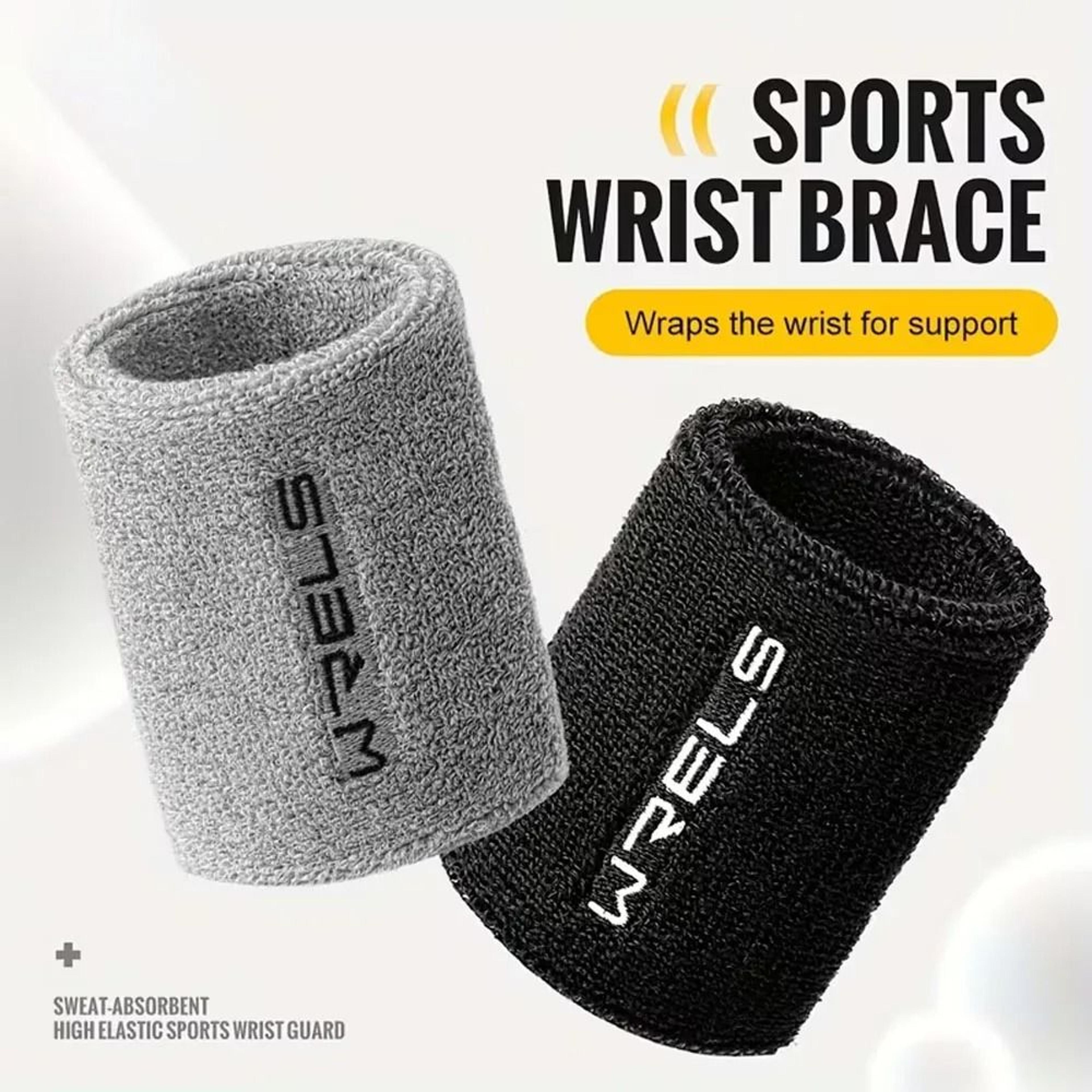 absorbent stretchable wrist sweatbands for fitness and working out