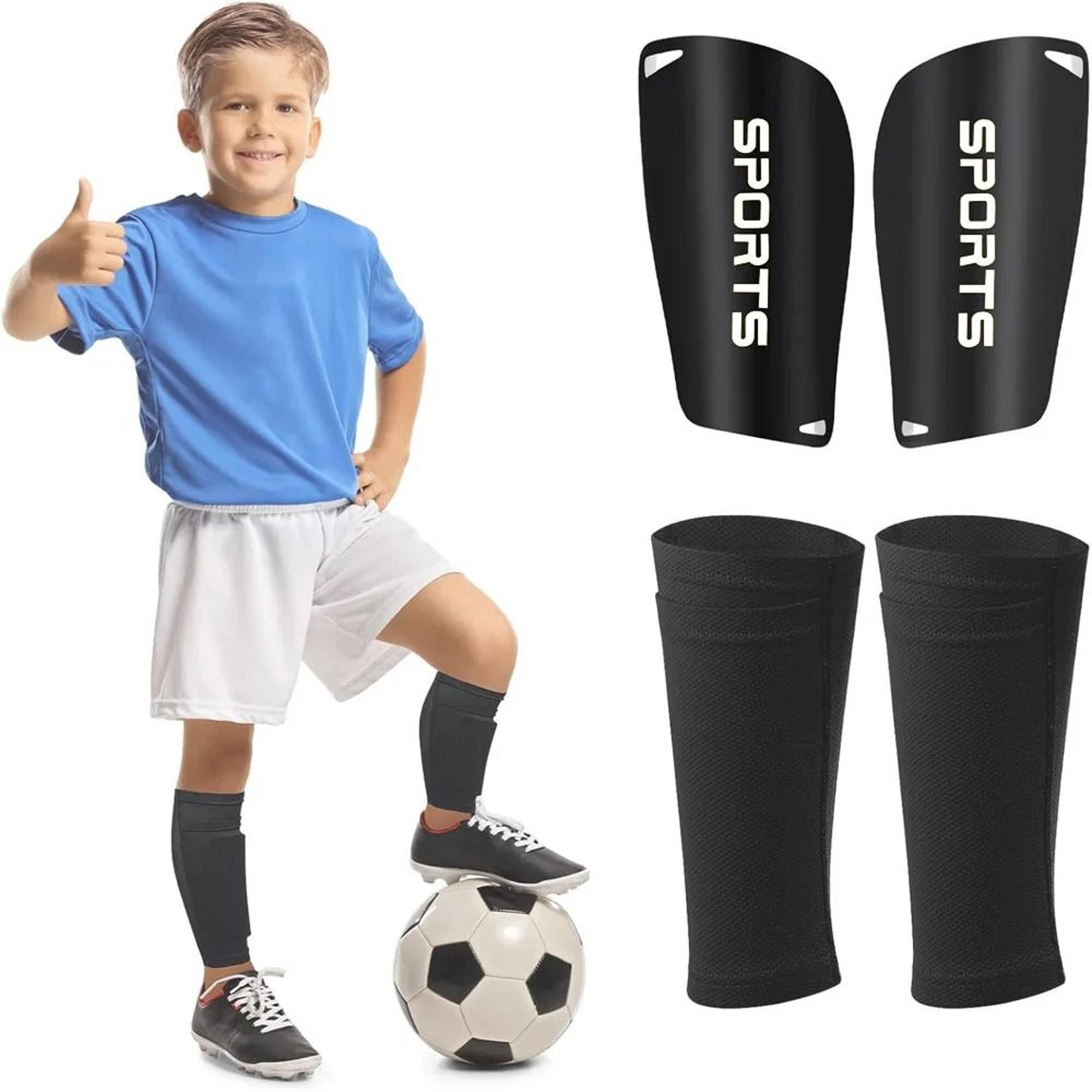 soccer shin guards with guard socks and eva cushioning (set for kids & adults)