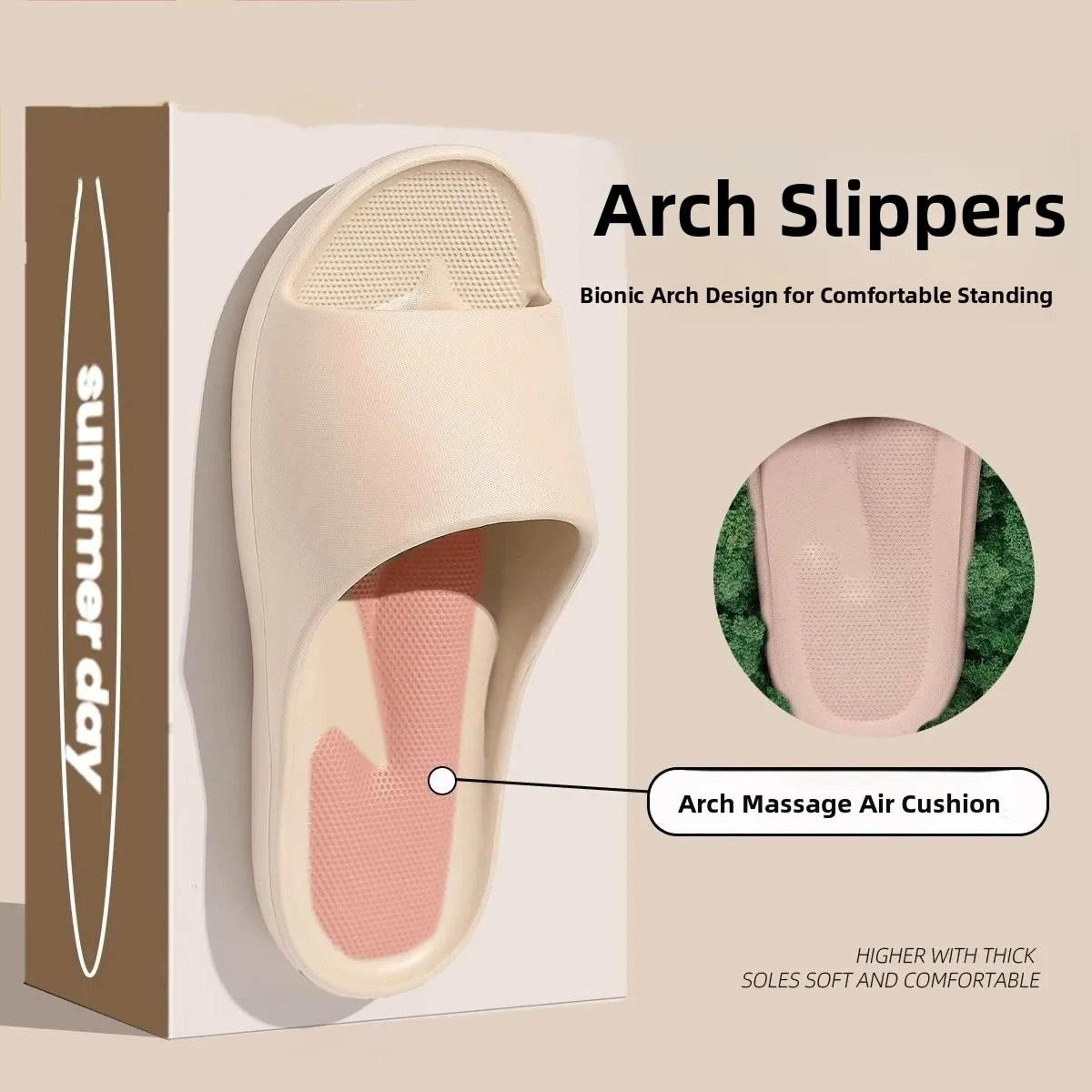 flat foot orthopedic arch support slippers