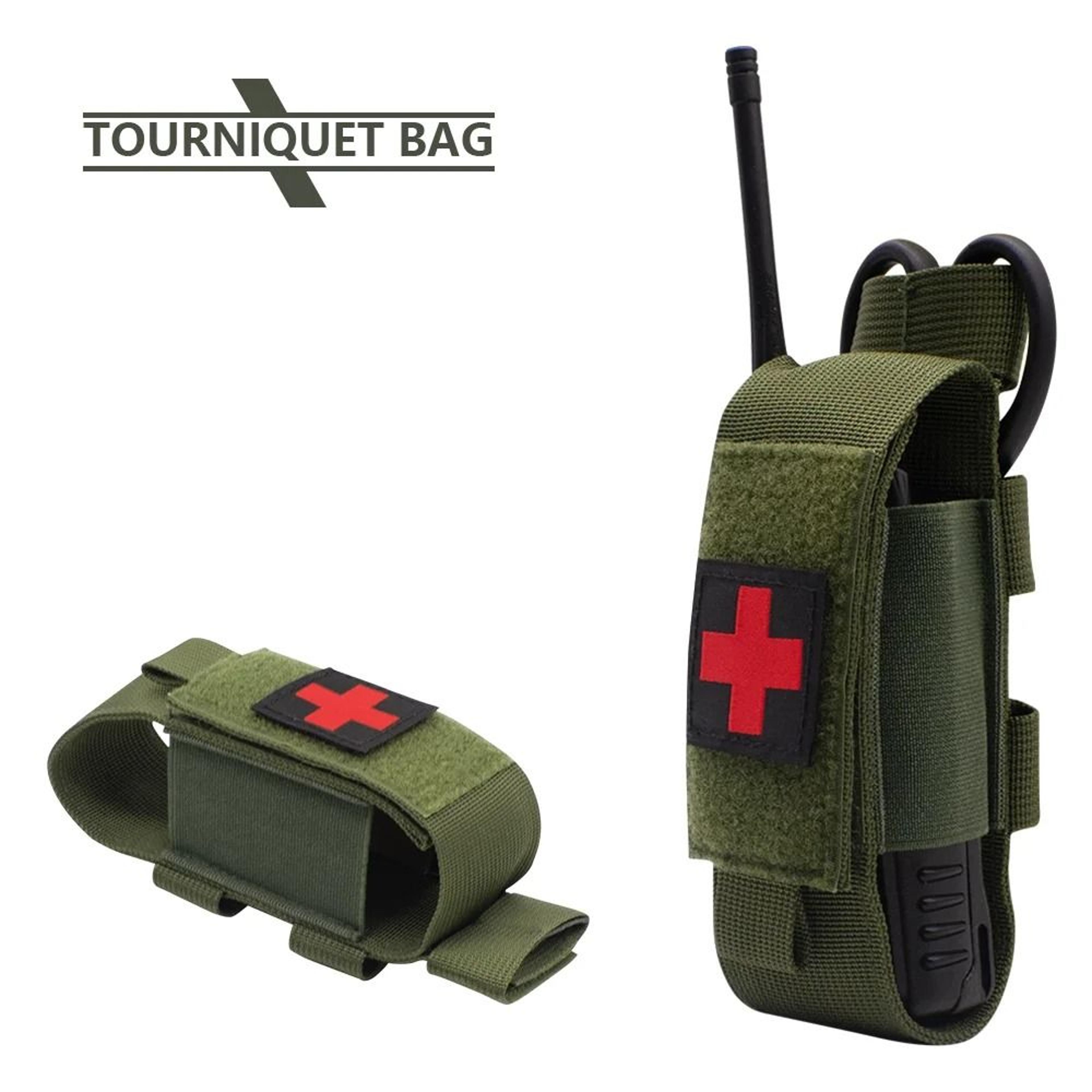 tactical tourniquet and first aid molle pouch