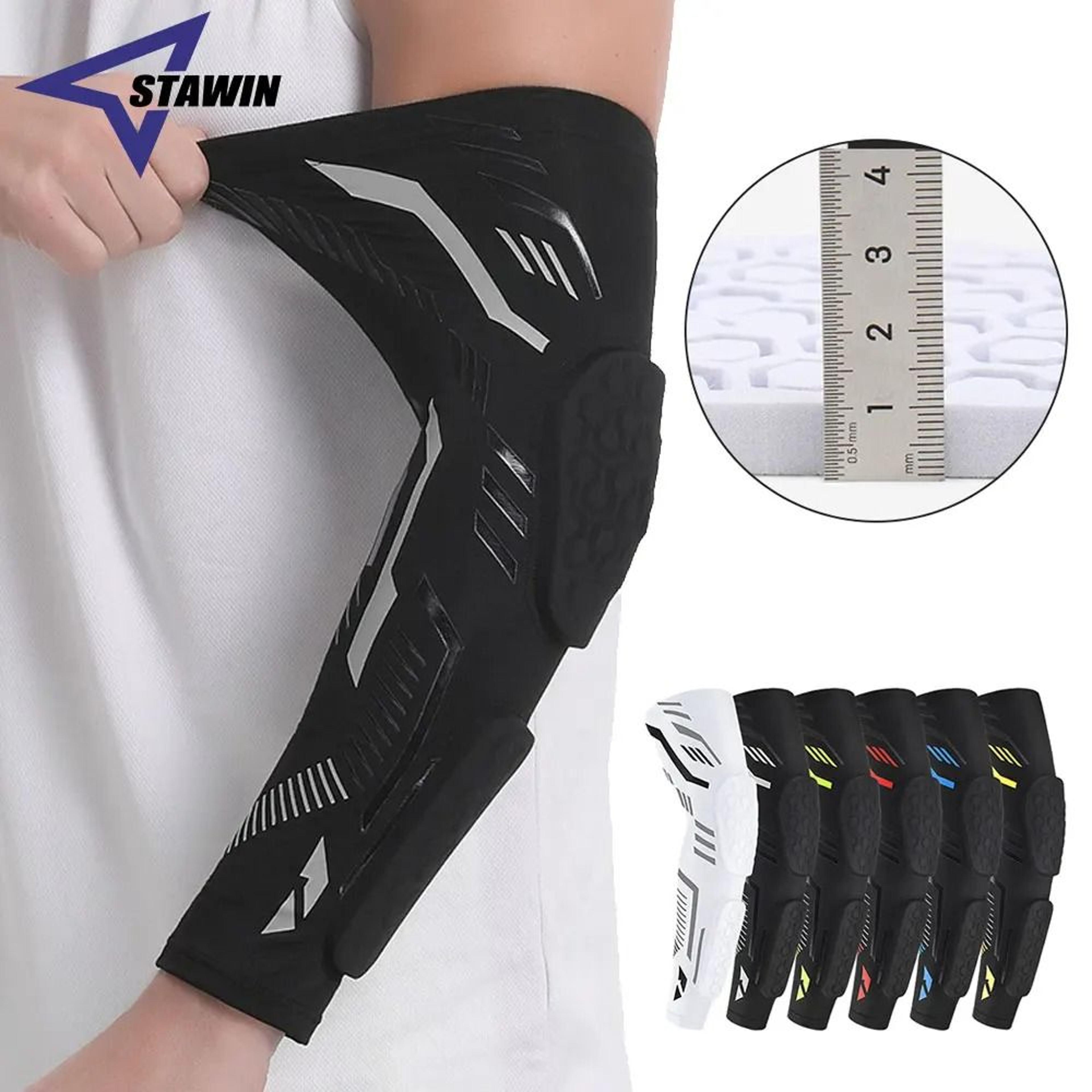 sports padded compression arm sleeve
