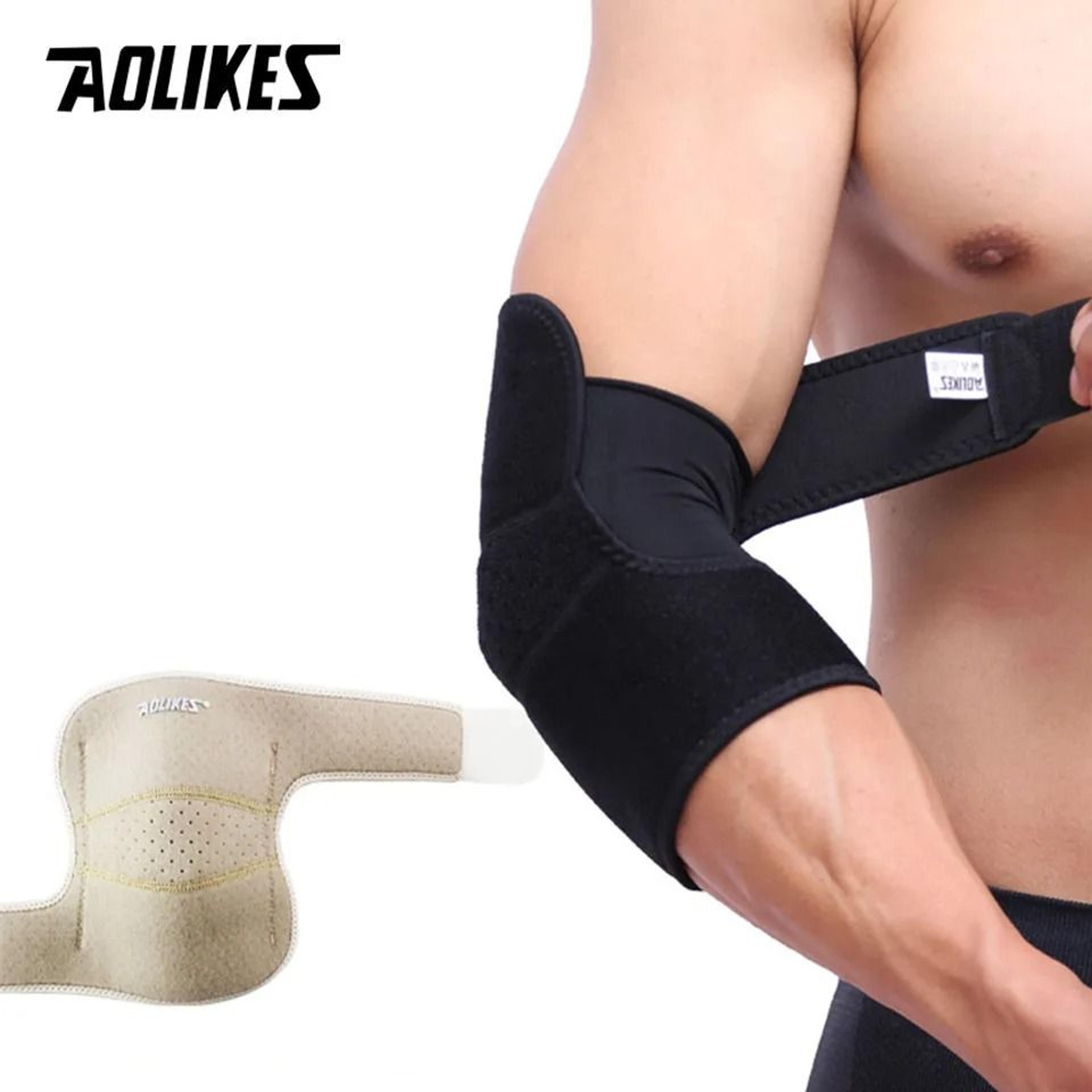 aolikes reversible elbow support wrap with adjustable tension strap