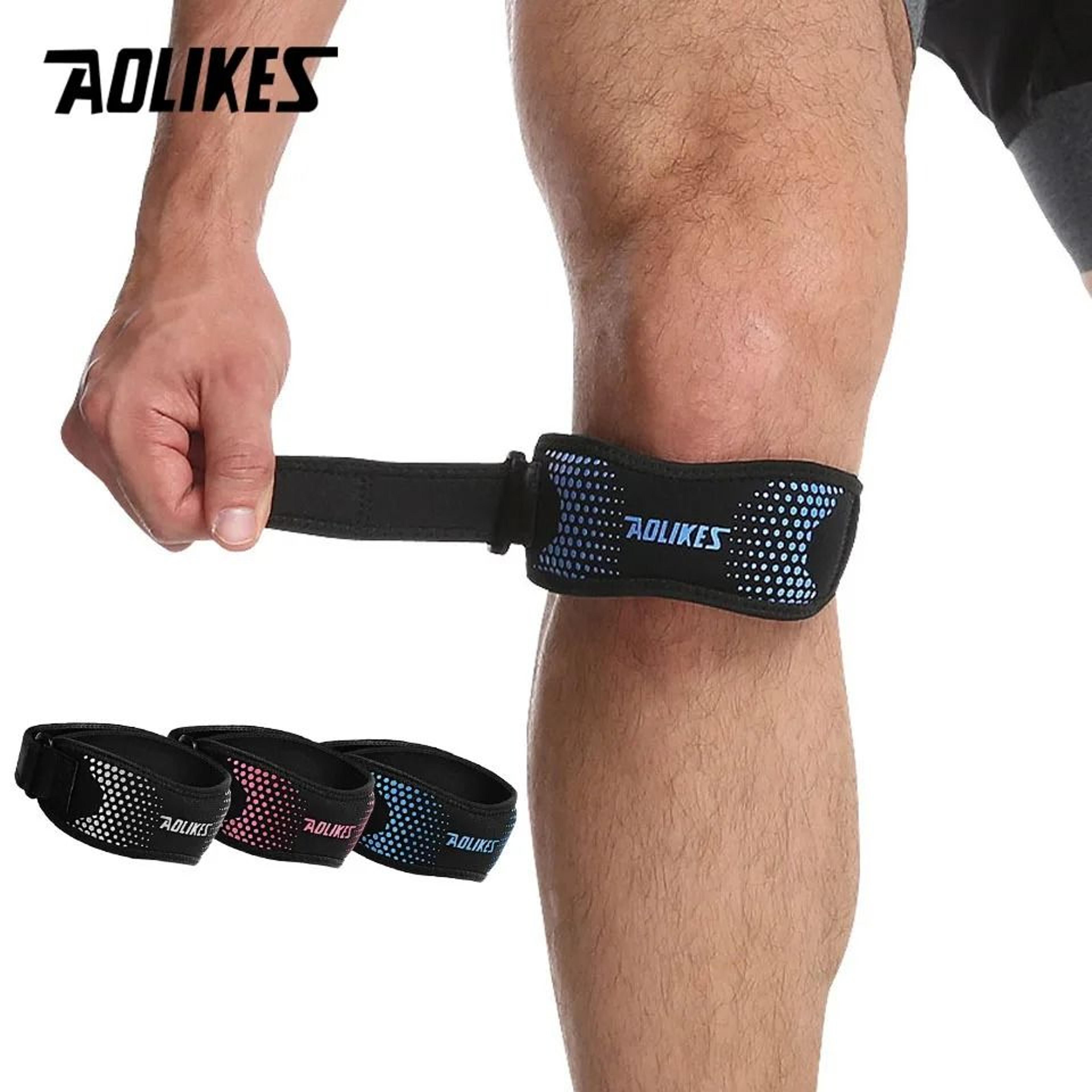 aolikes adjustable patella stabilizer knee support strap for pain relief