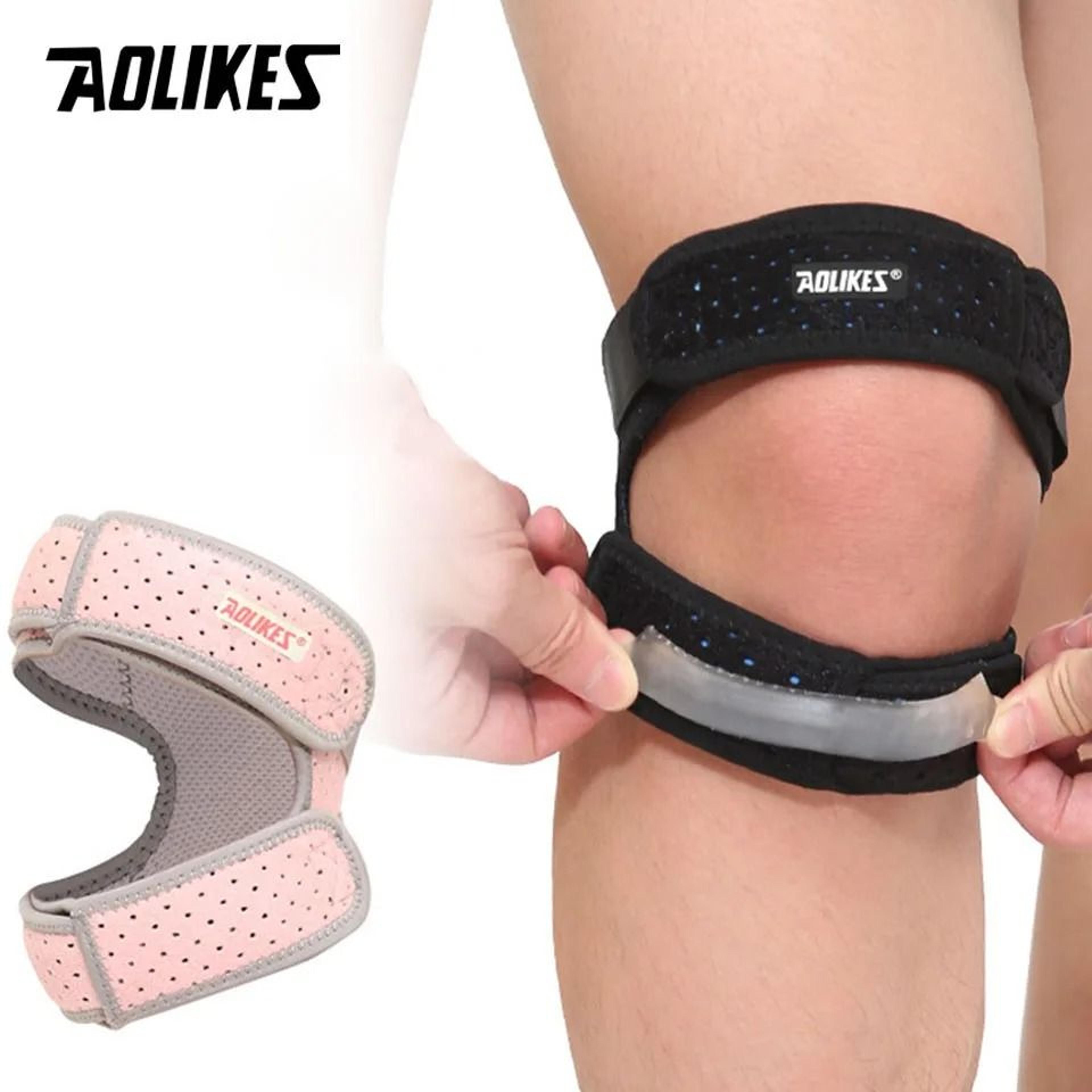 aolikes adjustable sport compression patella band with dual compression stabilizers
