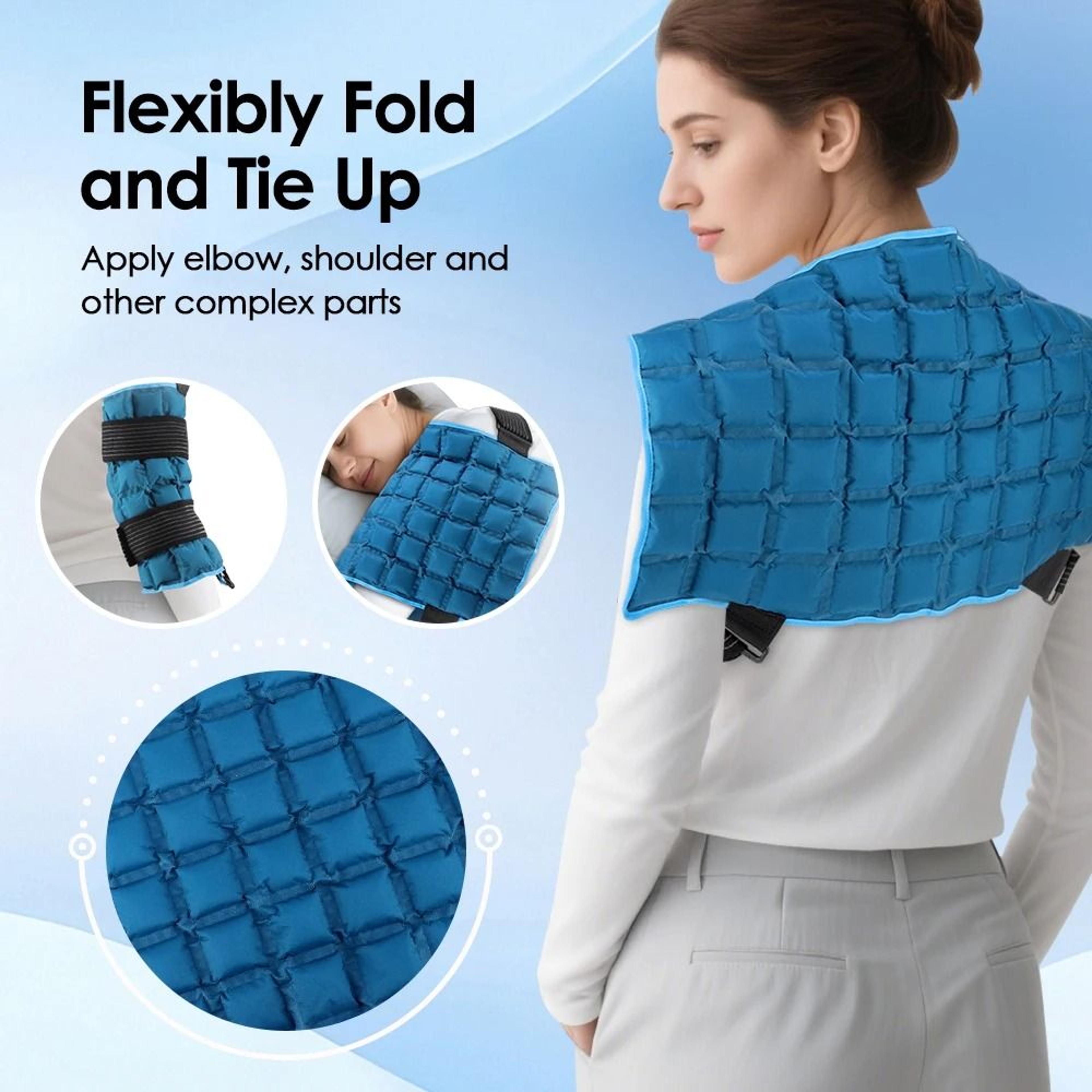 reusable gel cold & hot compress pack for injury recovery