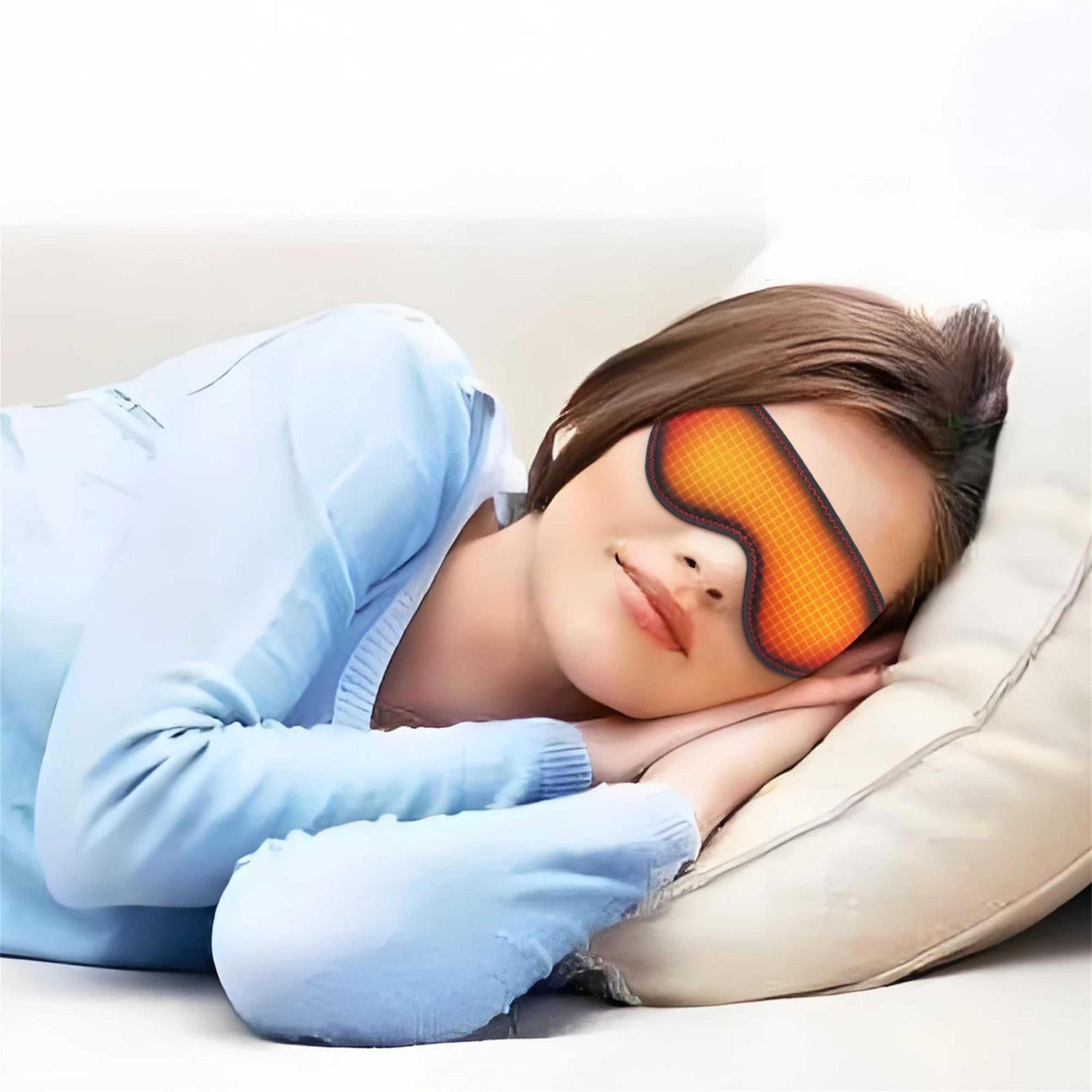 electric heated warm compress eye mask with 3 temperature levels