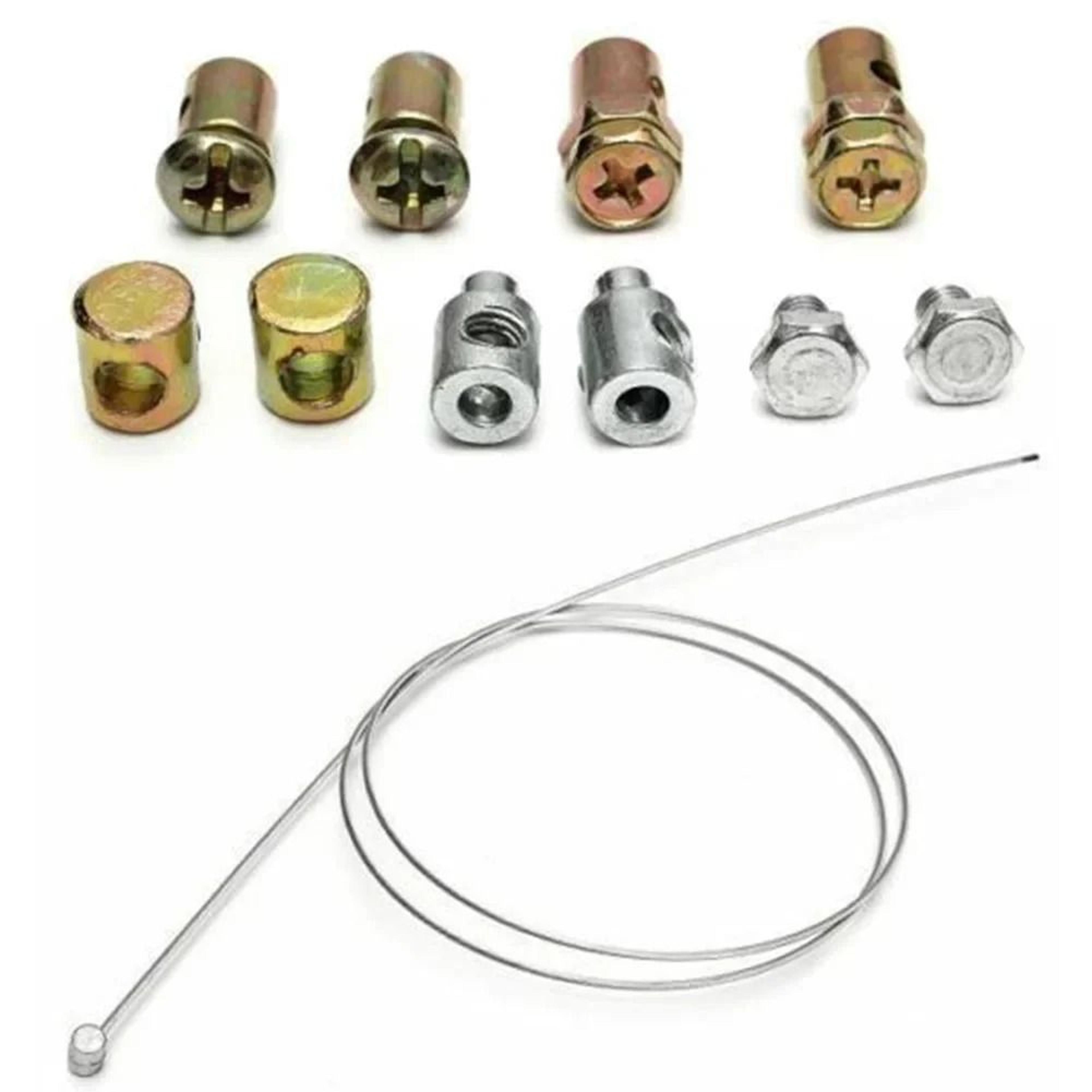 11pcs universal throttle clutch cable repair kit solderless nipple