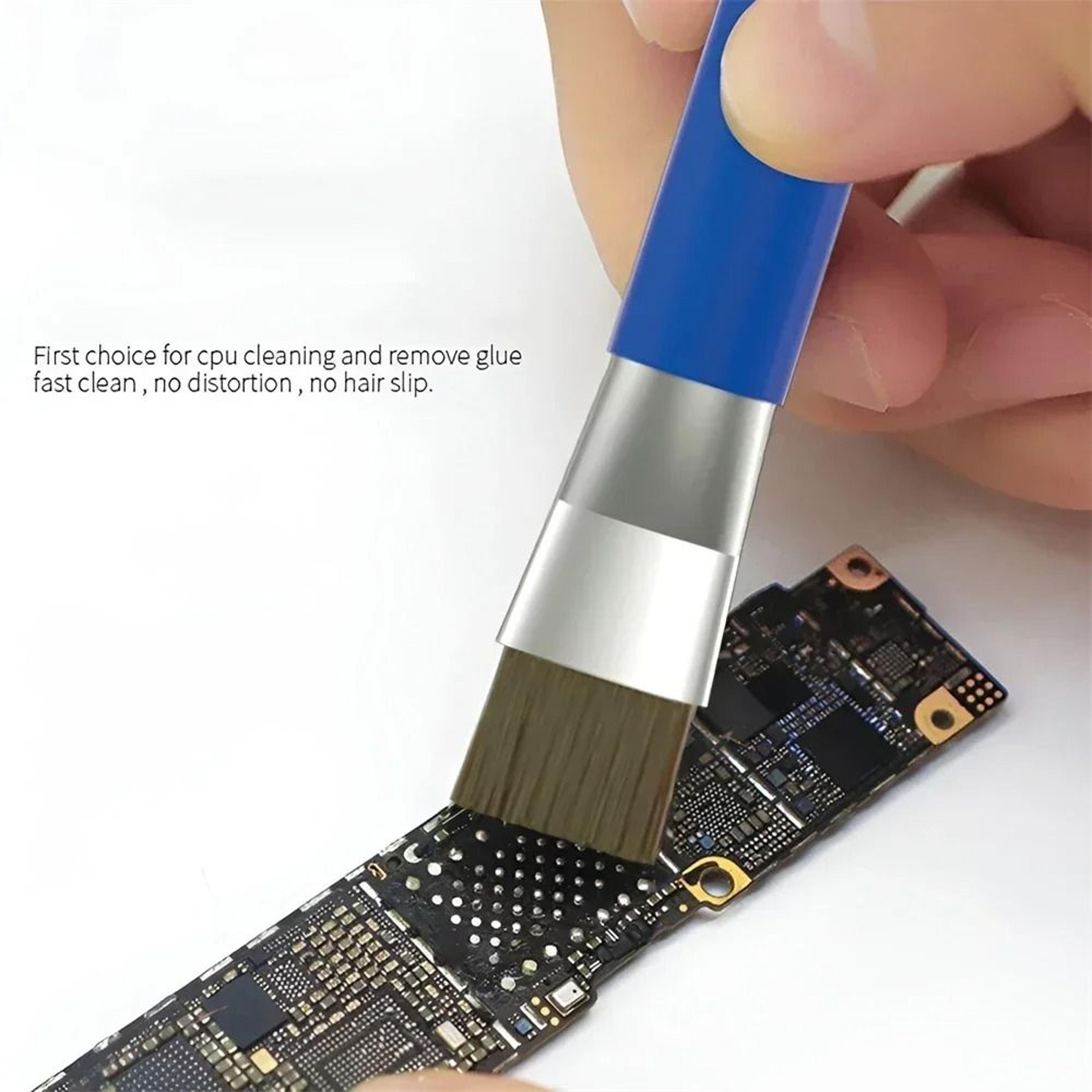 anti-static esd double headed brush for circuit board pcb repair