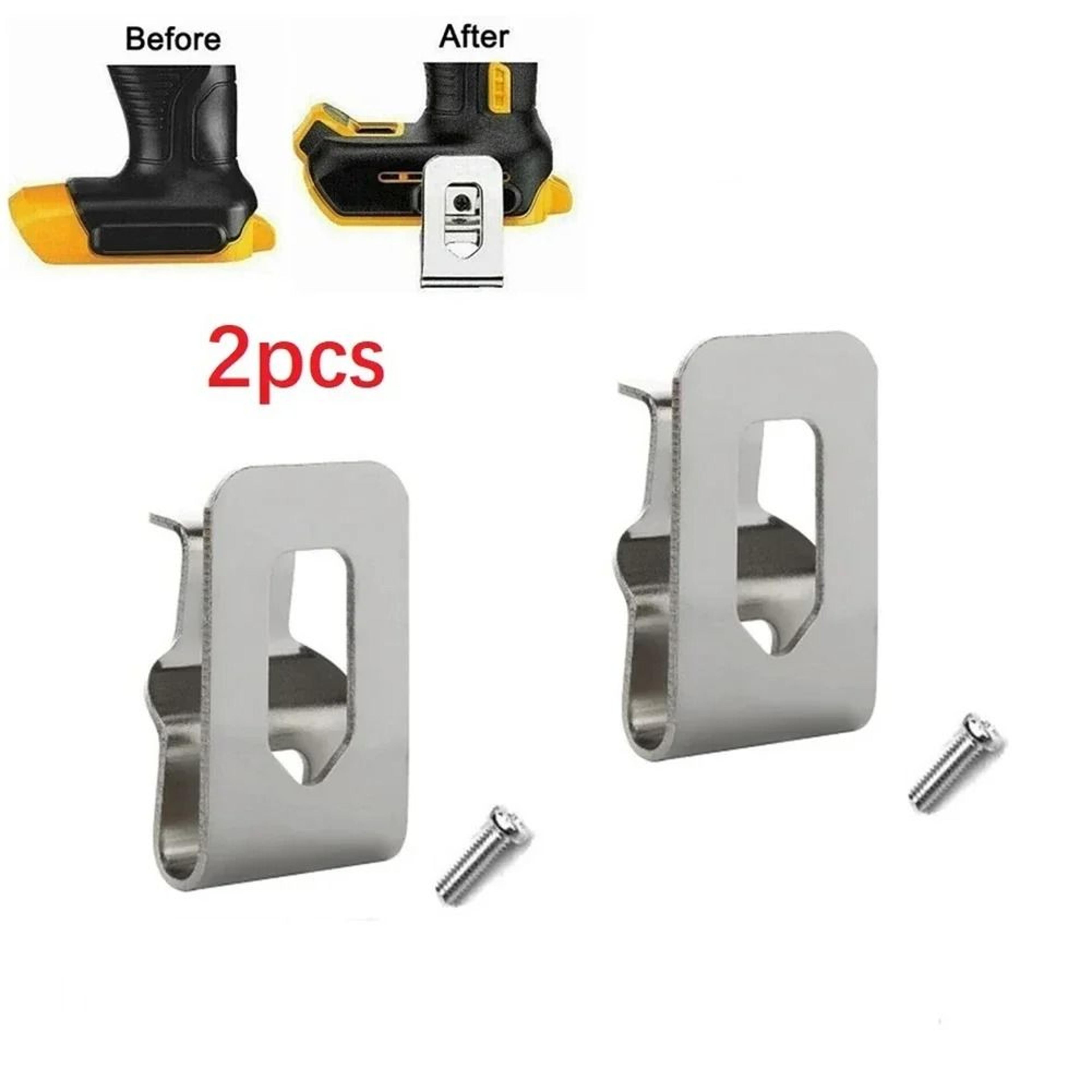 2pcs electric drill belt clip hooks for dewalt 18v/20v drills & impact wrenches