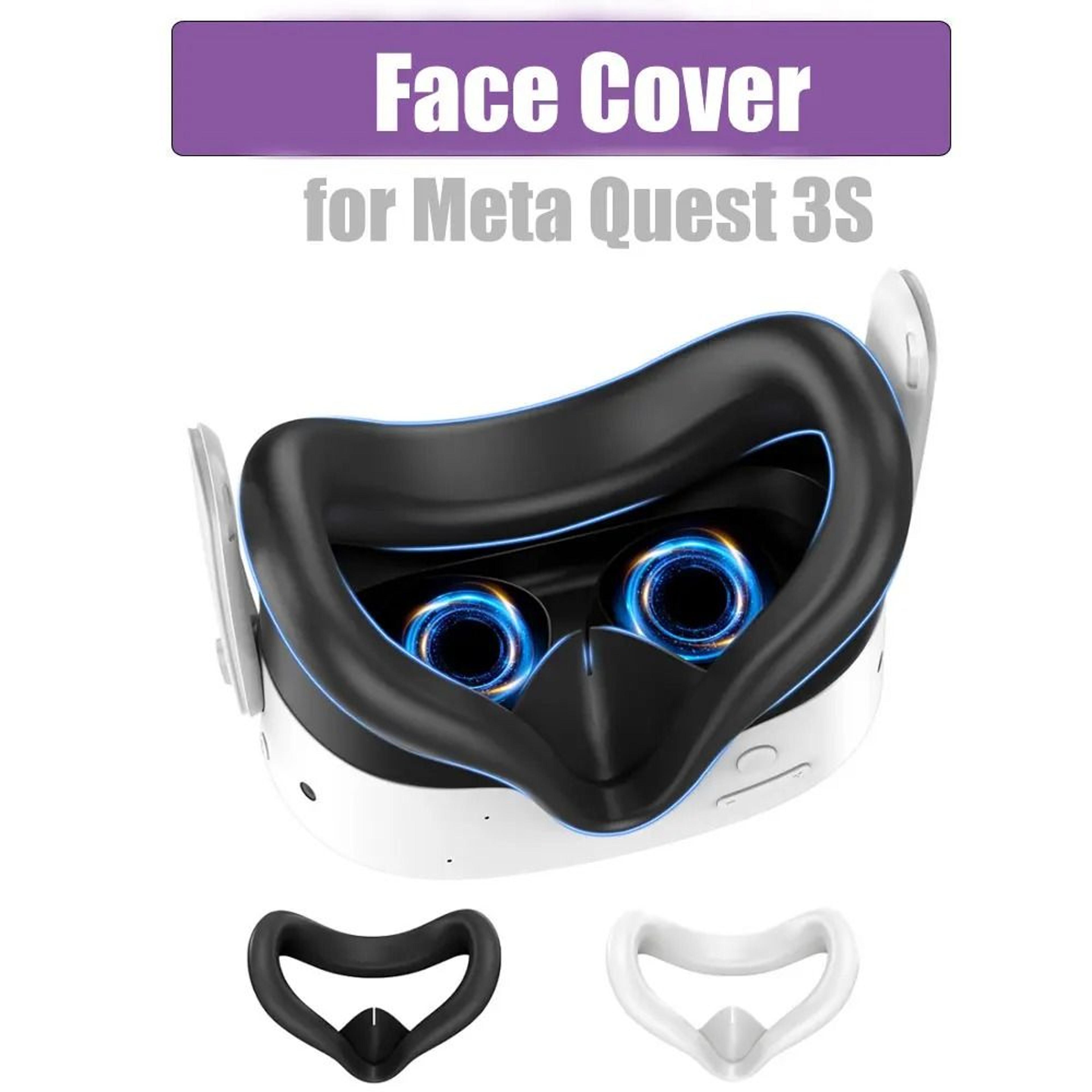 sweatproof silicone face mask cover for meta quest 3s facial interface