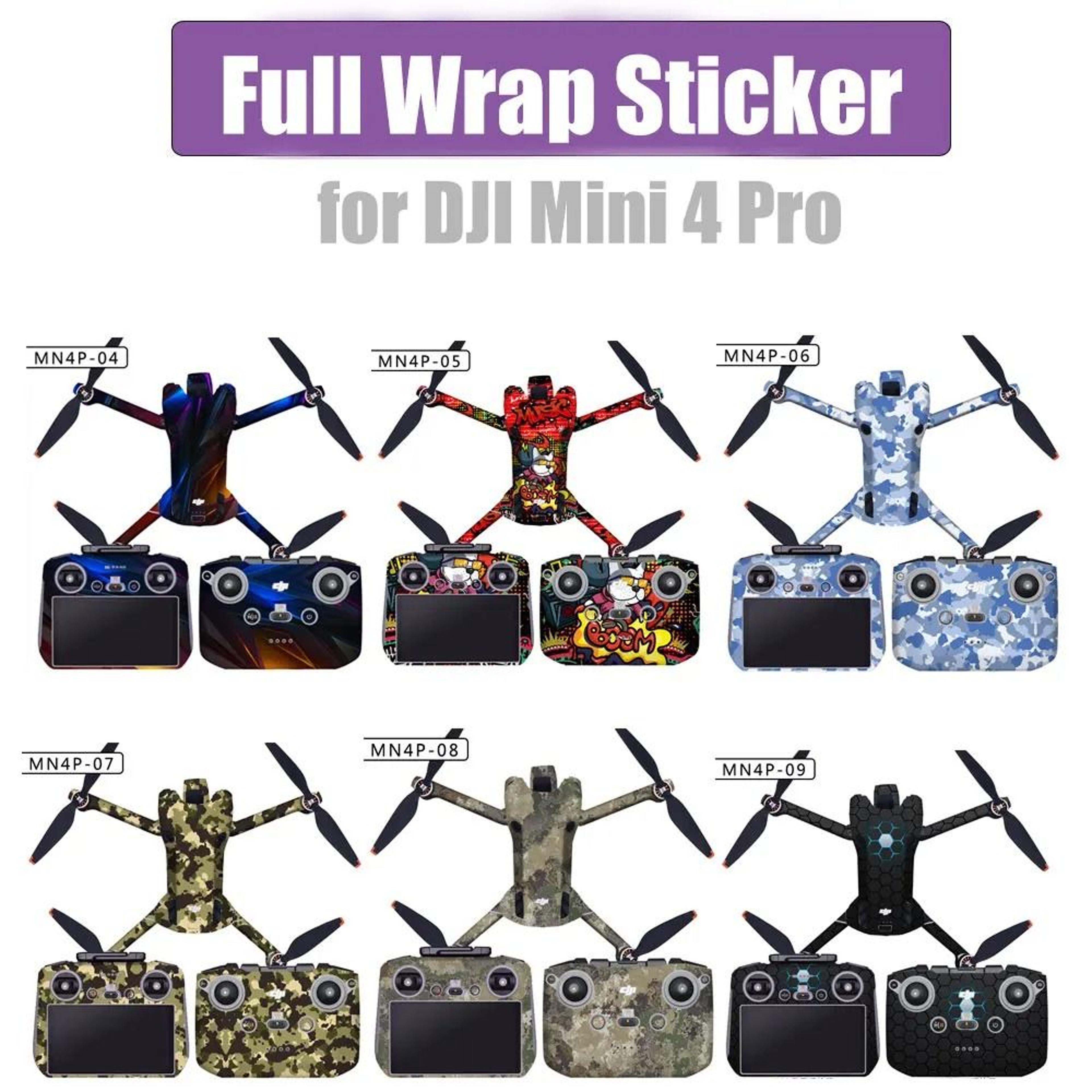 full body protective pvc wrap skin decal for dji mini 4 pro drone