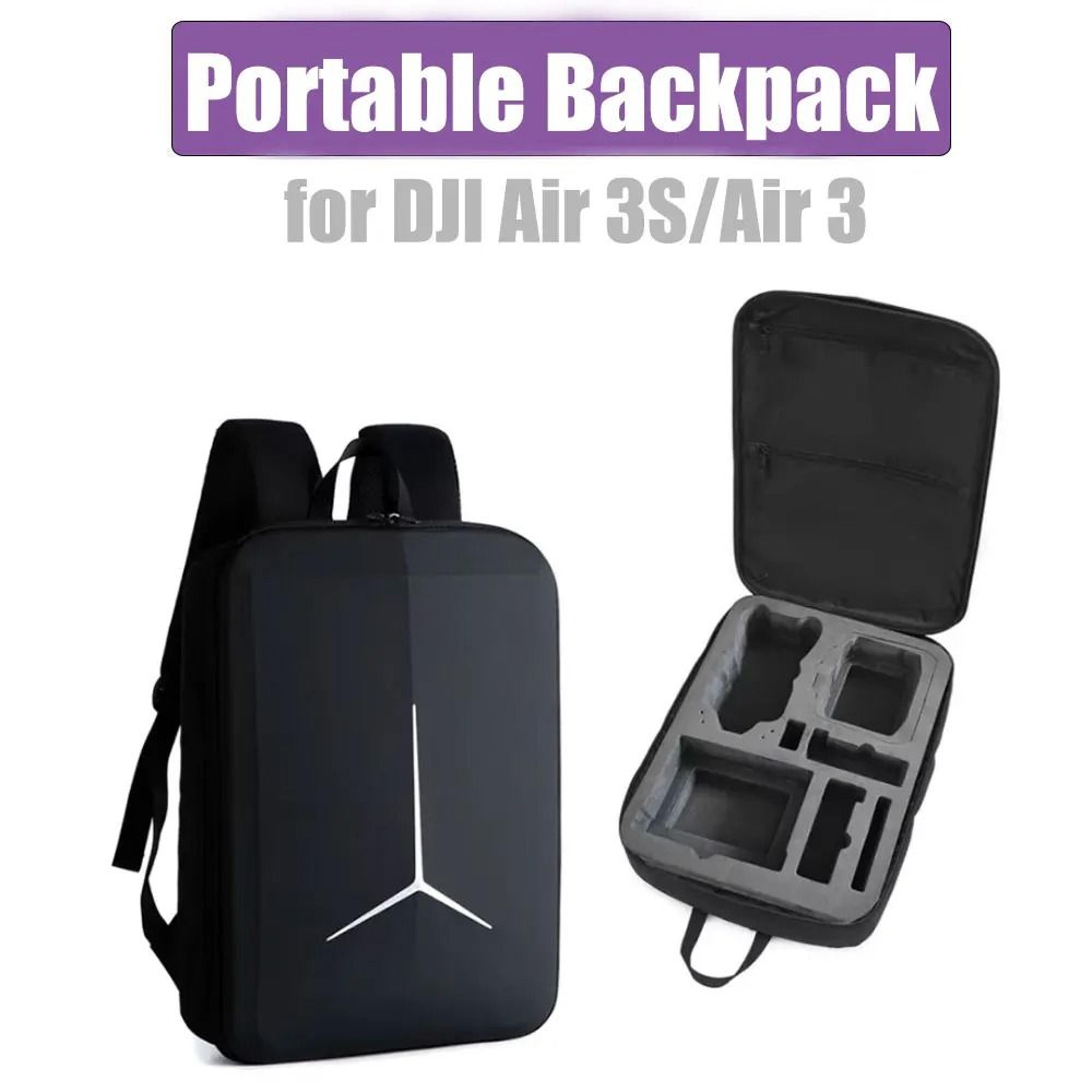 portable storage backpack and carrying case for dji air 3s and air 3