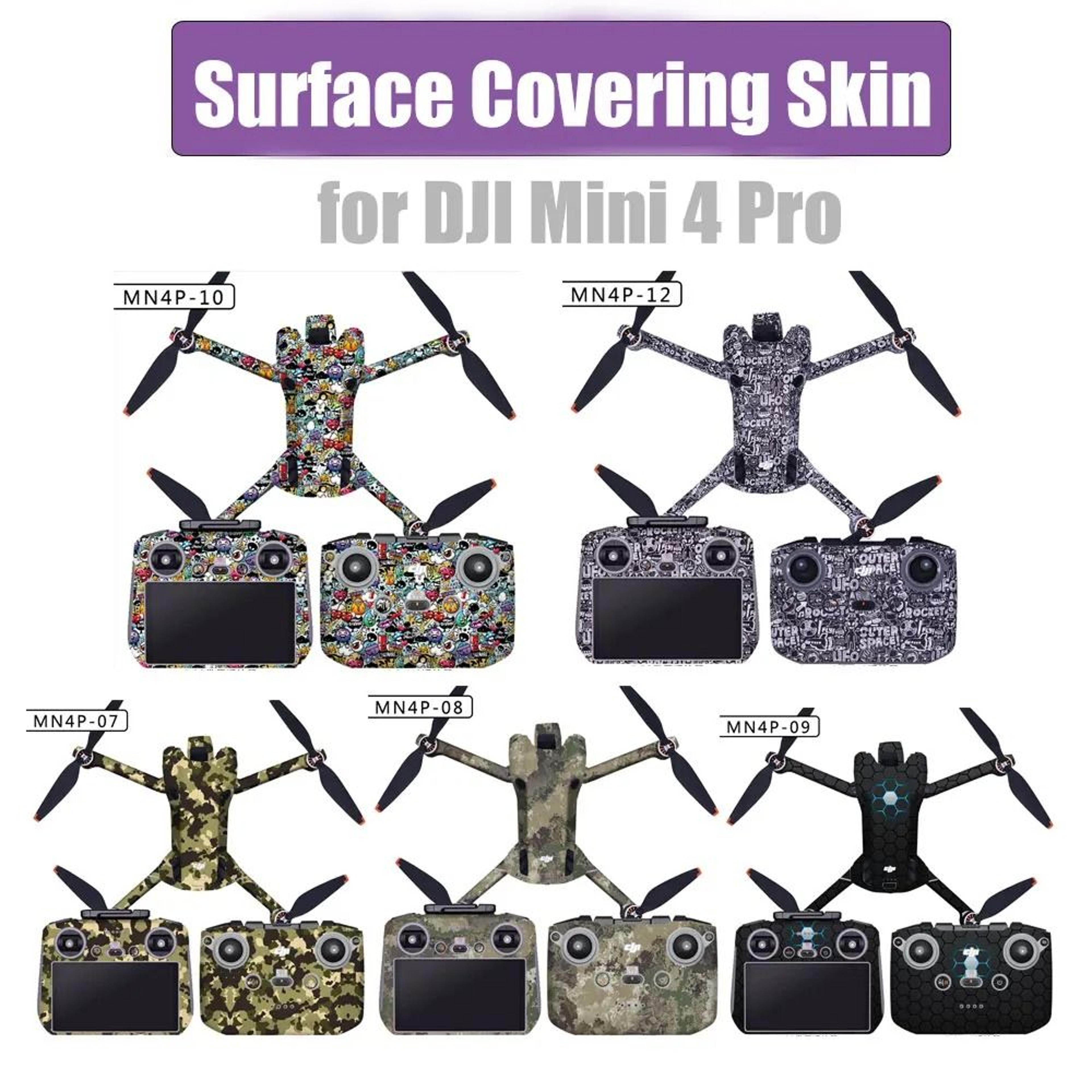 protective waterproof pvc surface covering sticker skin for dji mini 4 pro