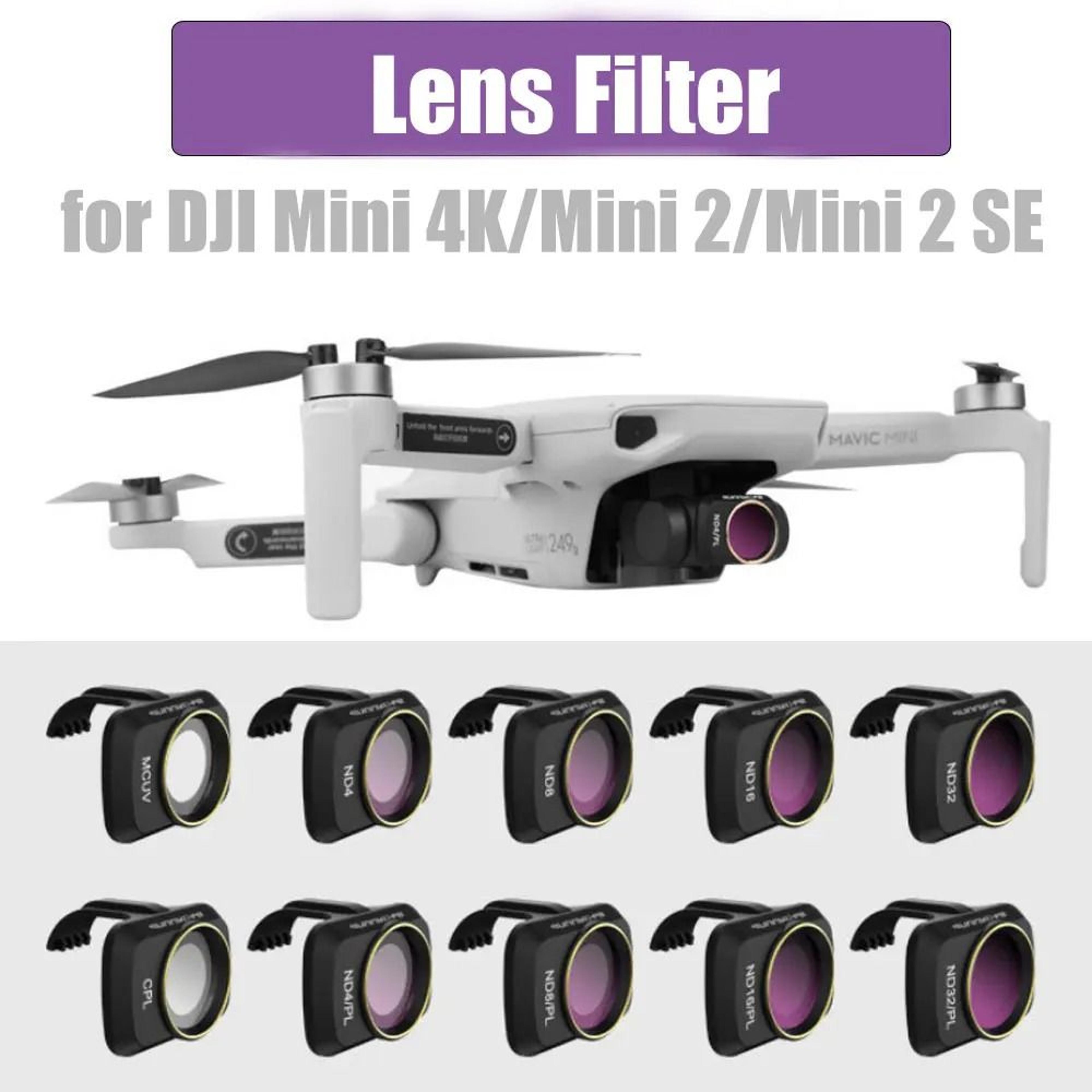 camera lens filter set (uv, cpl, nd, ndpl) for dji mini 2 se / mini 2 / mini 4k