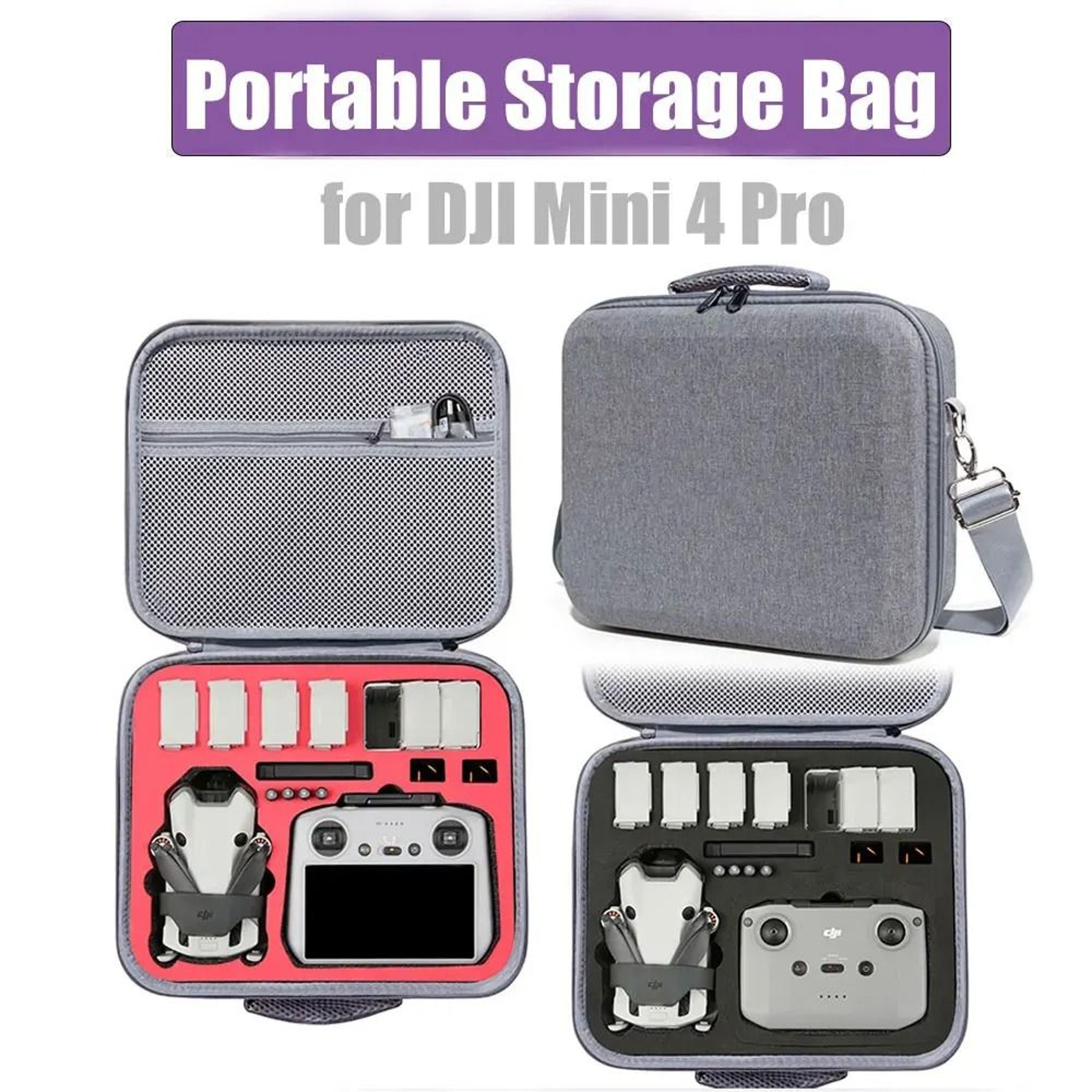 portable storage bag and carrying case for dji mini 4 pro