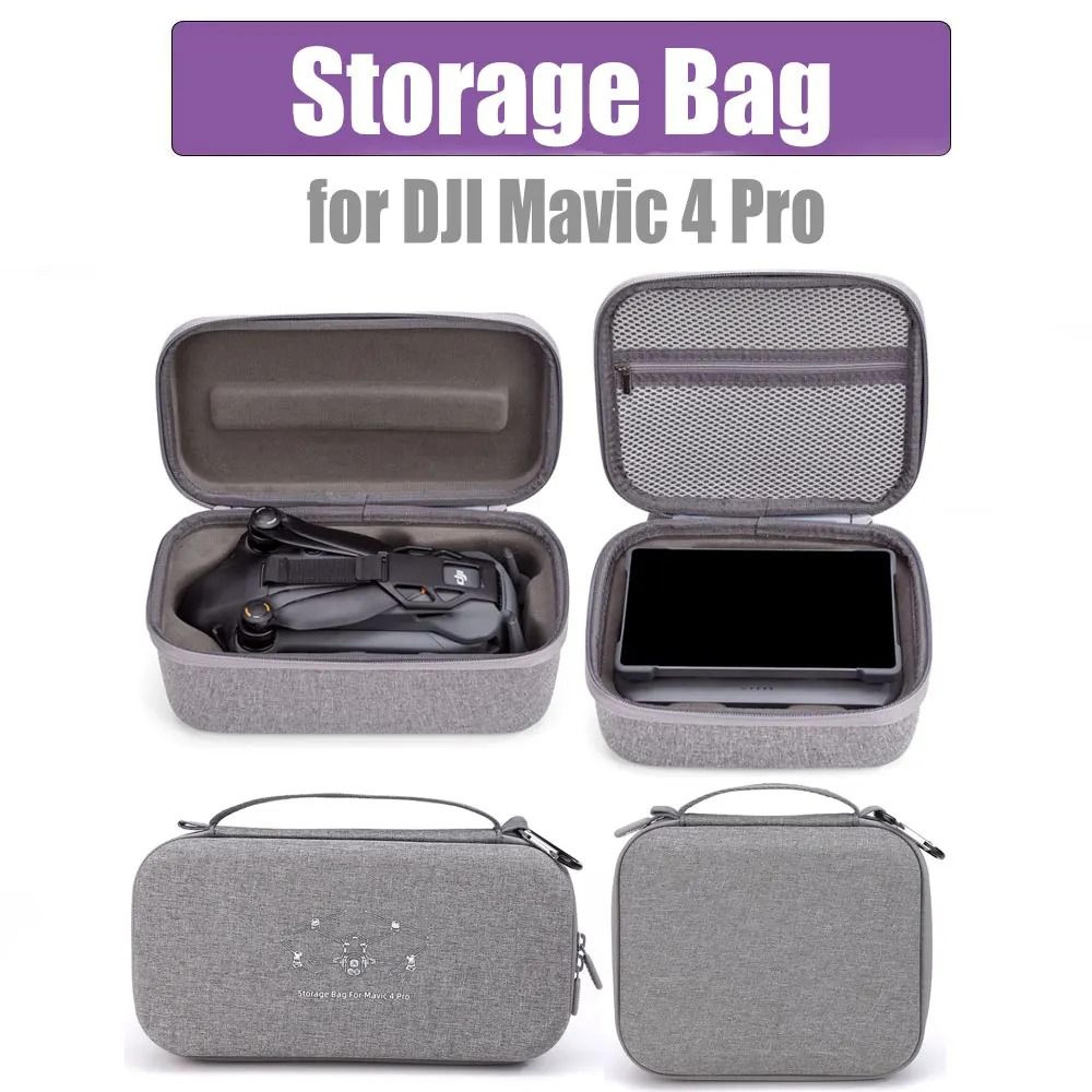 portable storage bag and carrying case for dji mavic 4 pro drone and rc pro 2 remote controller