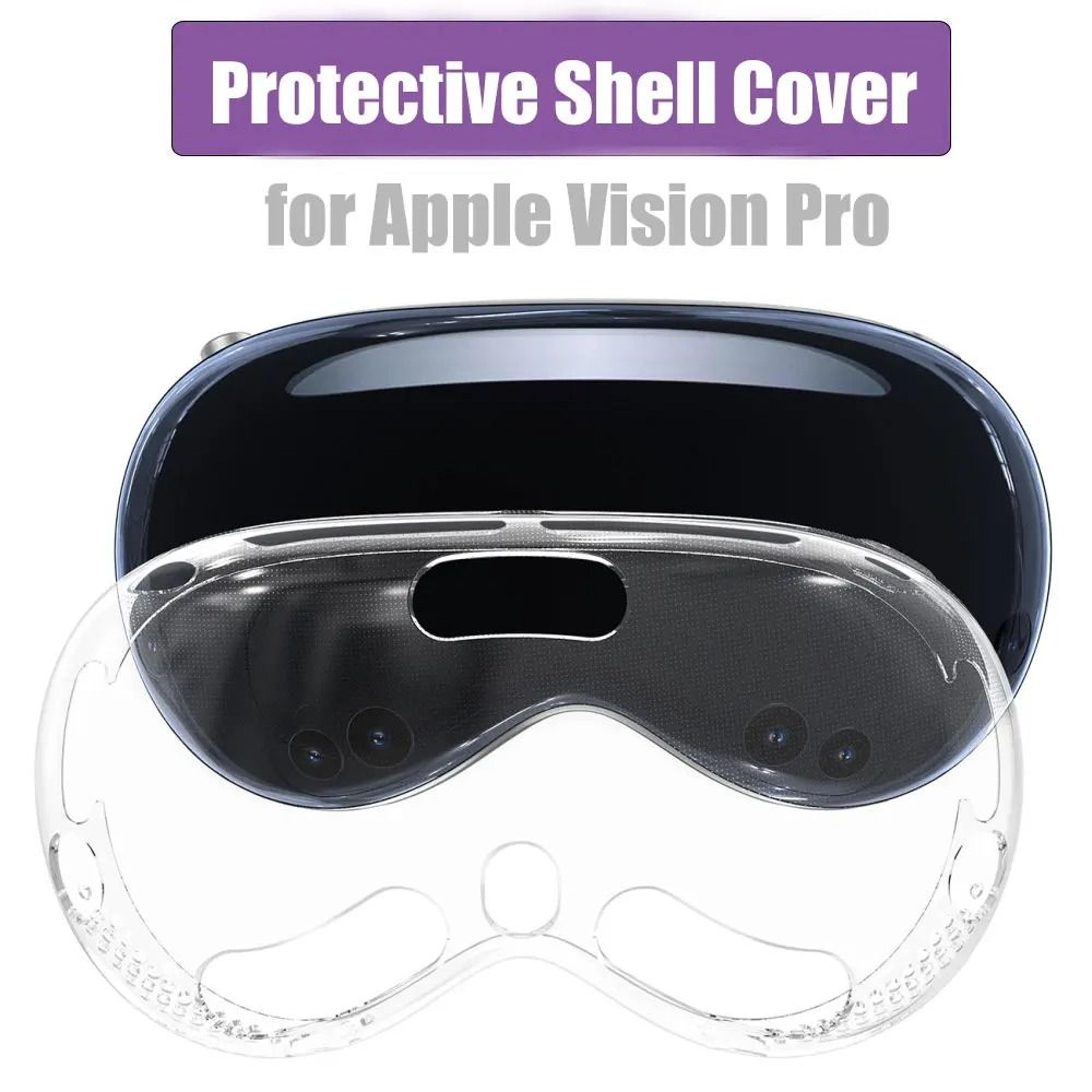 protective tpu soft skin shell cover for apple vision pro headset