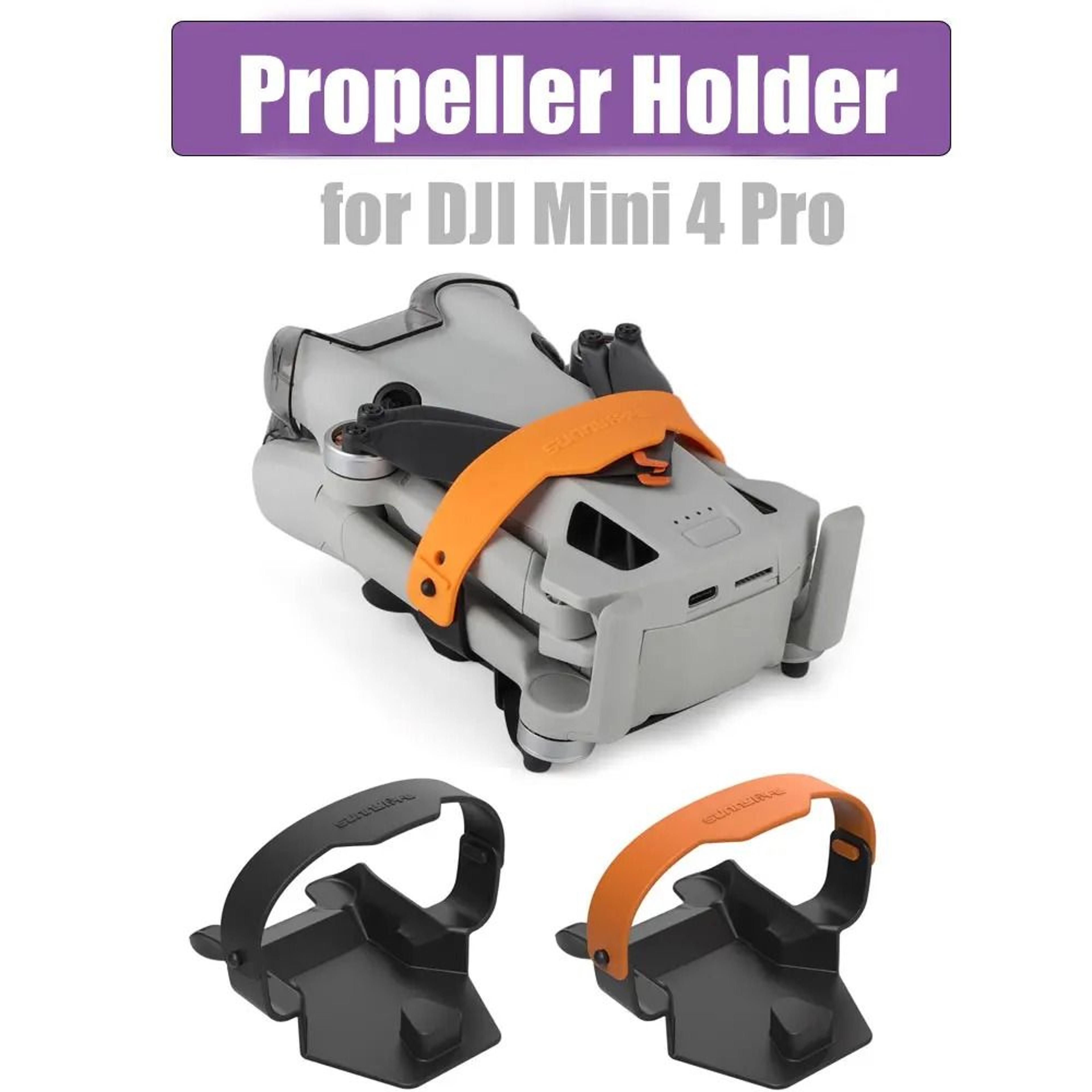 silicone propeller holder and blade stabilizer strap for dji mini 4 pro drone