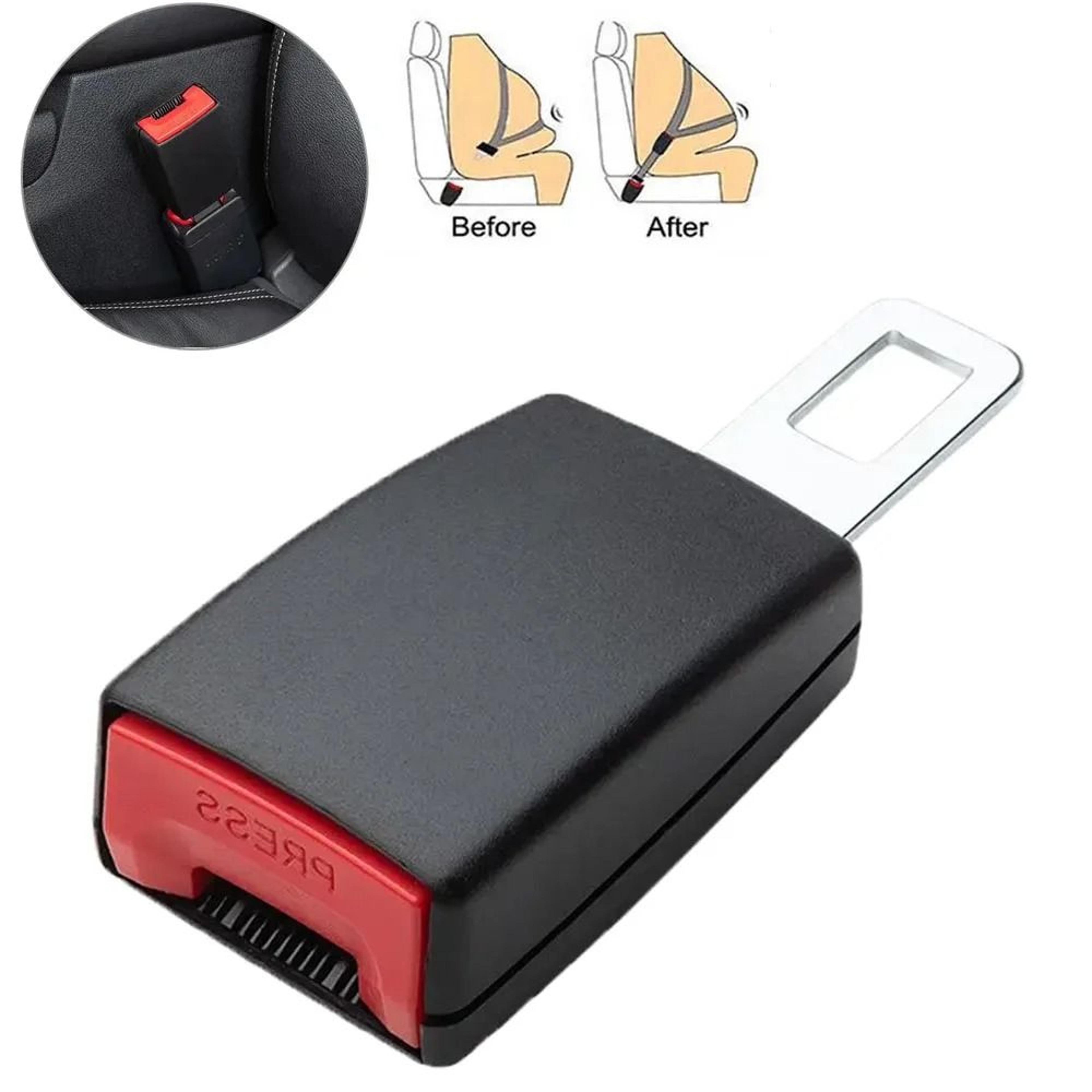 car safety belt extender and seat belt extension buckle plug with comfort padding