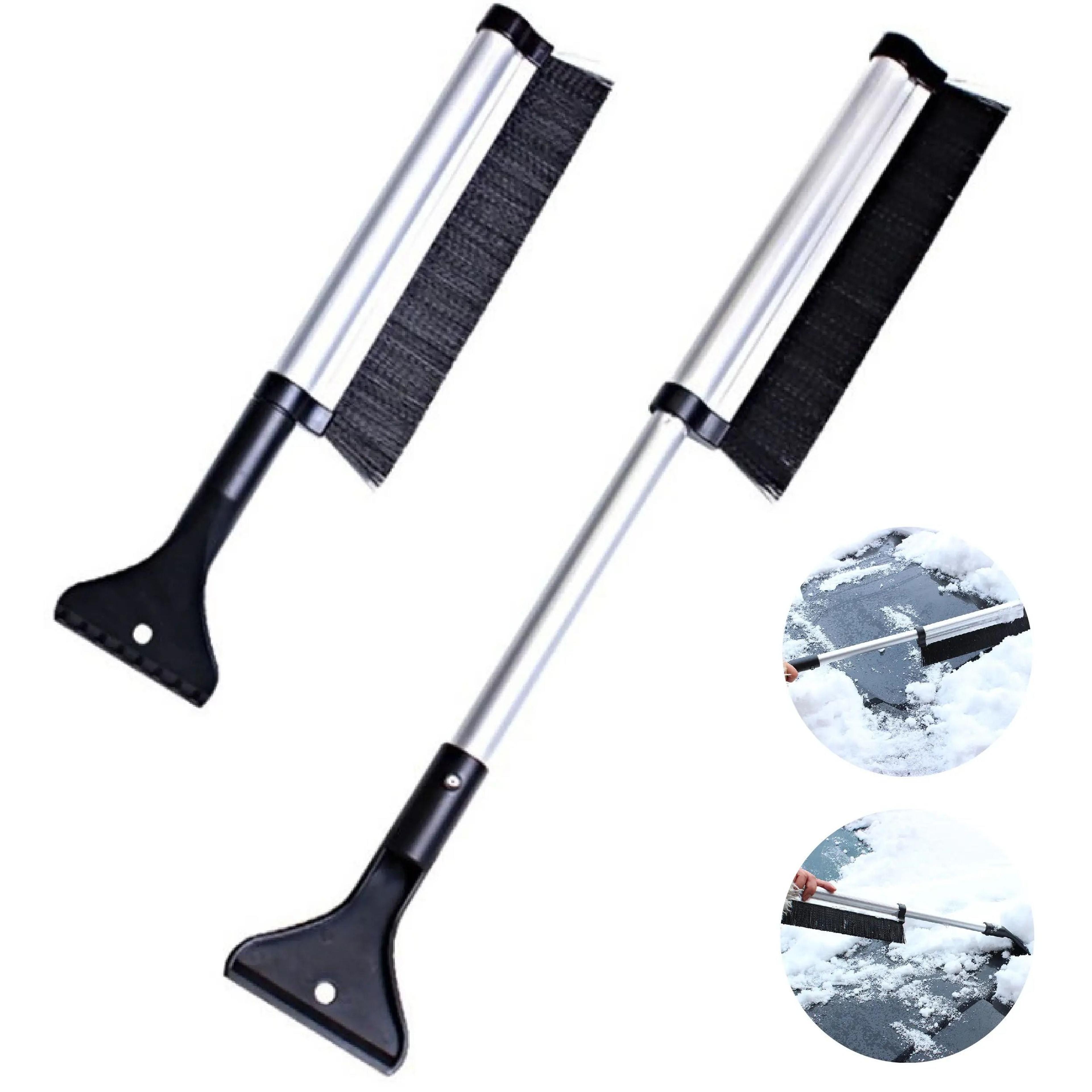 multi-function car snow brush and ice scraper tool