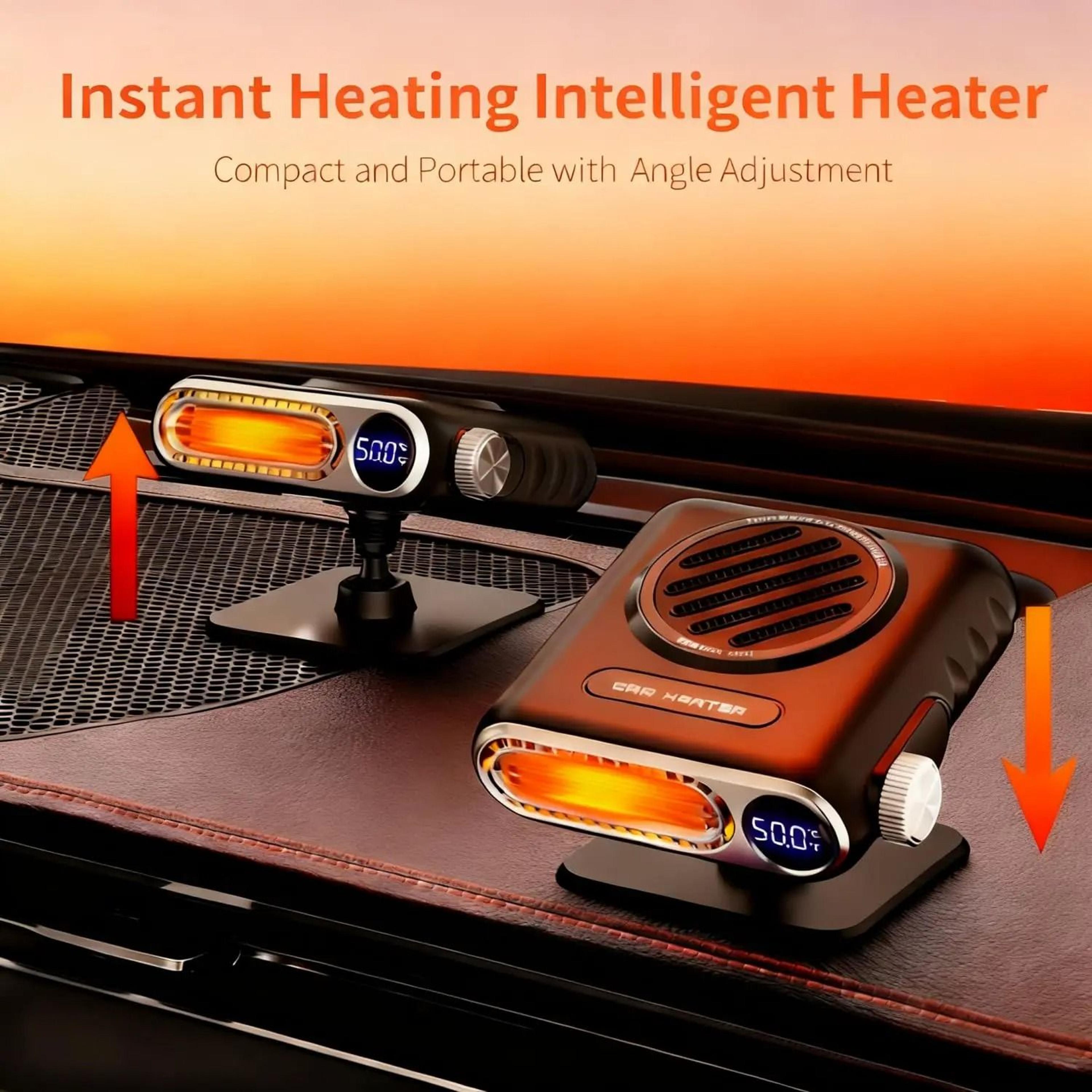 12v/24v portable 150w car heater and windshield defogger