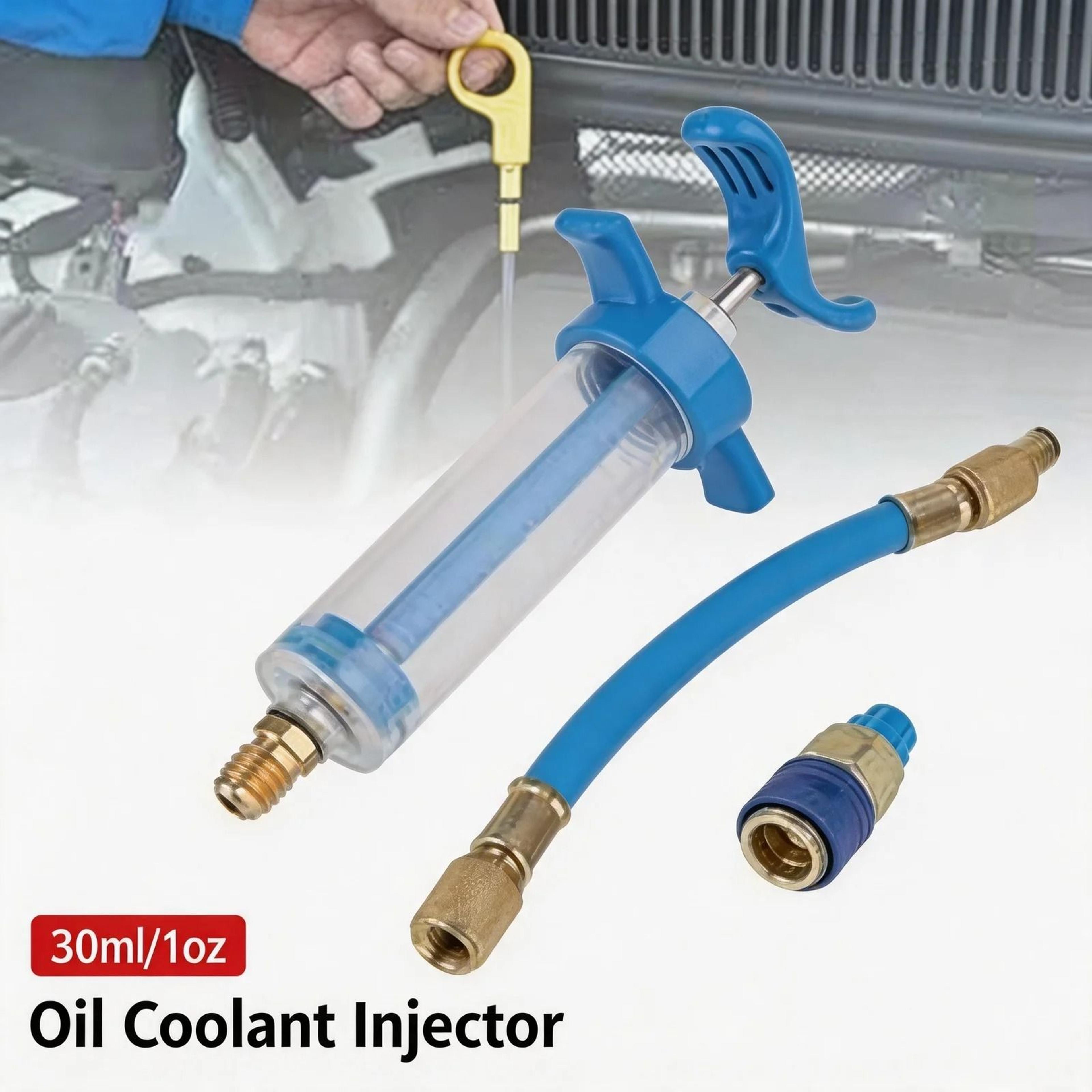 30ml car a/c oil and uv dye injector syringe tool
