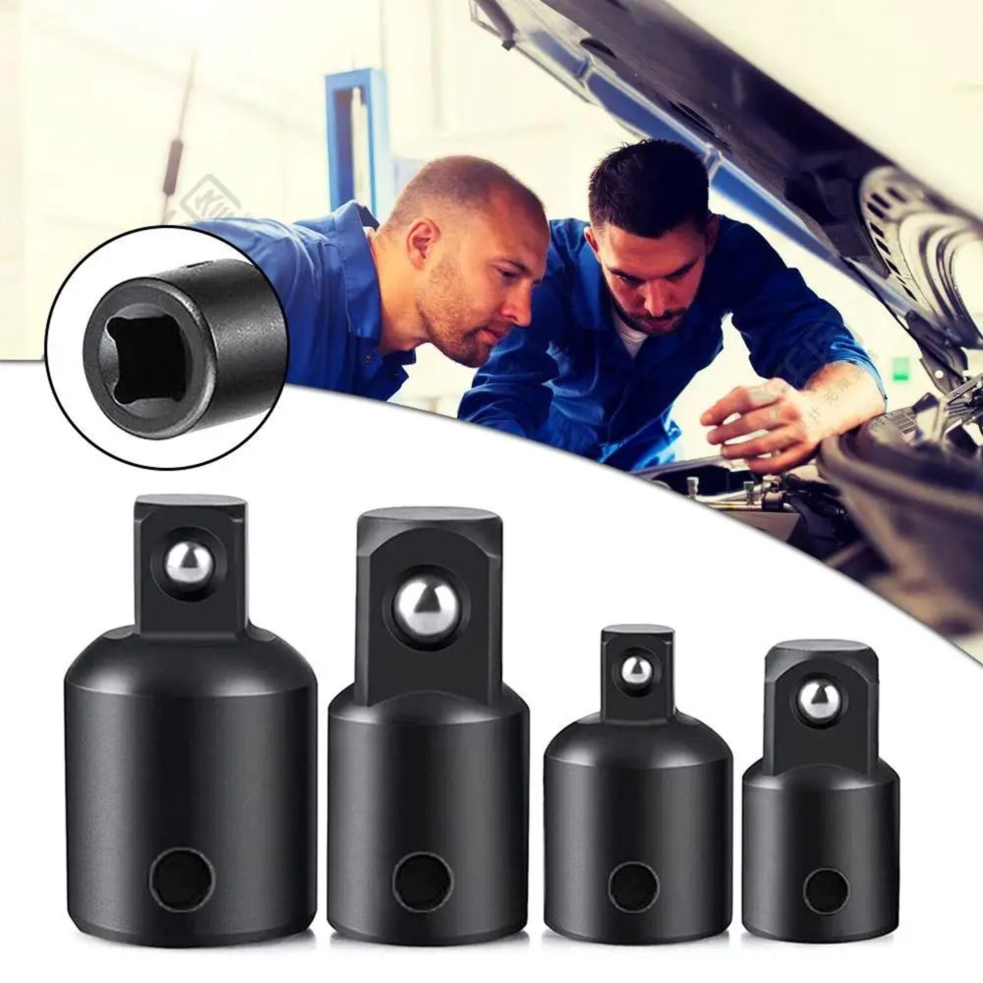 4-piece heavy duty impact wrench socket adapter and reducer set