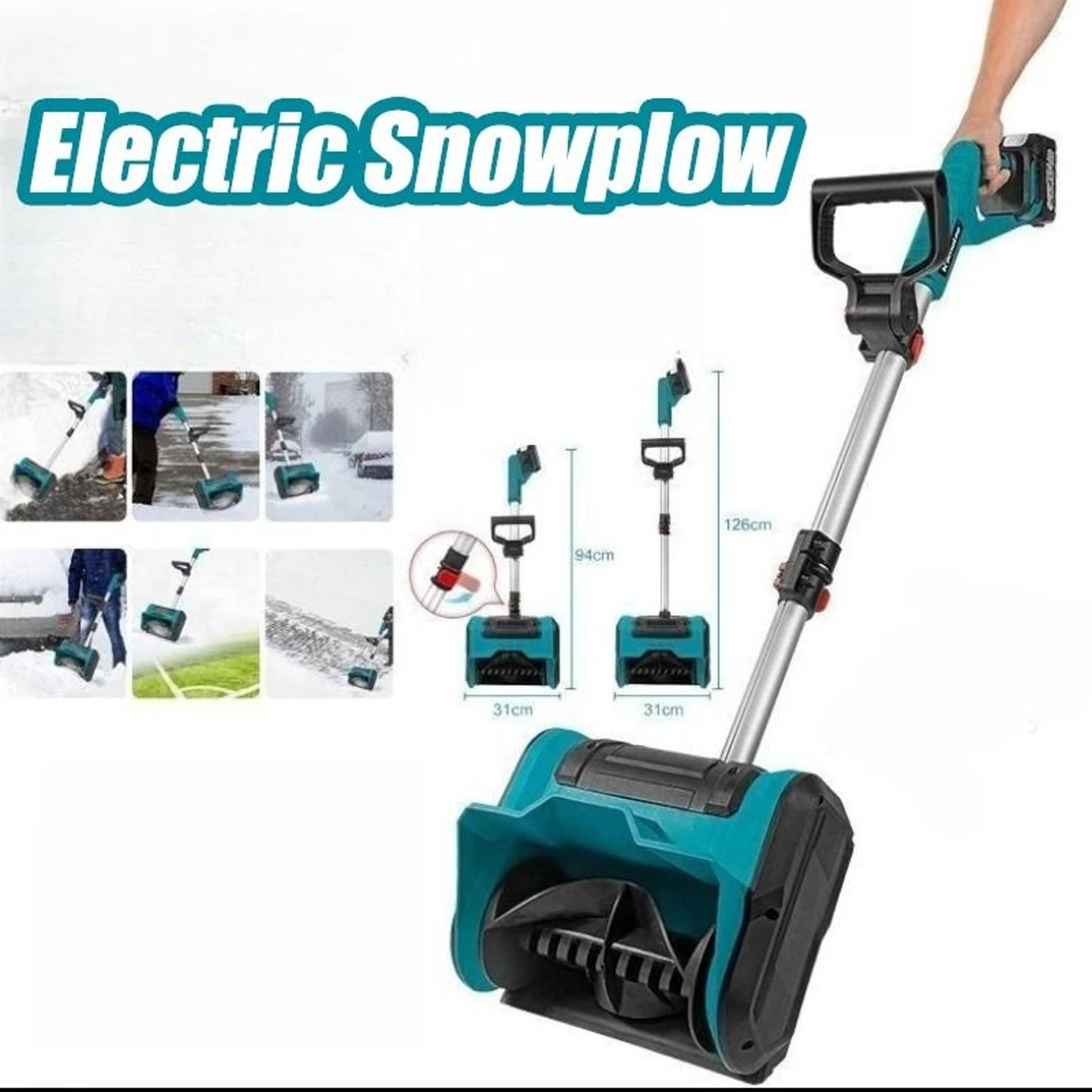 10-inch cordless electric snow shovel for makita batteries
