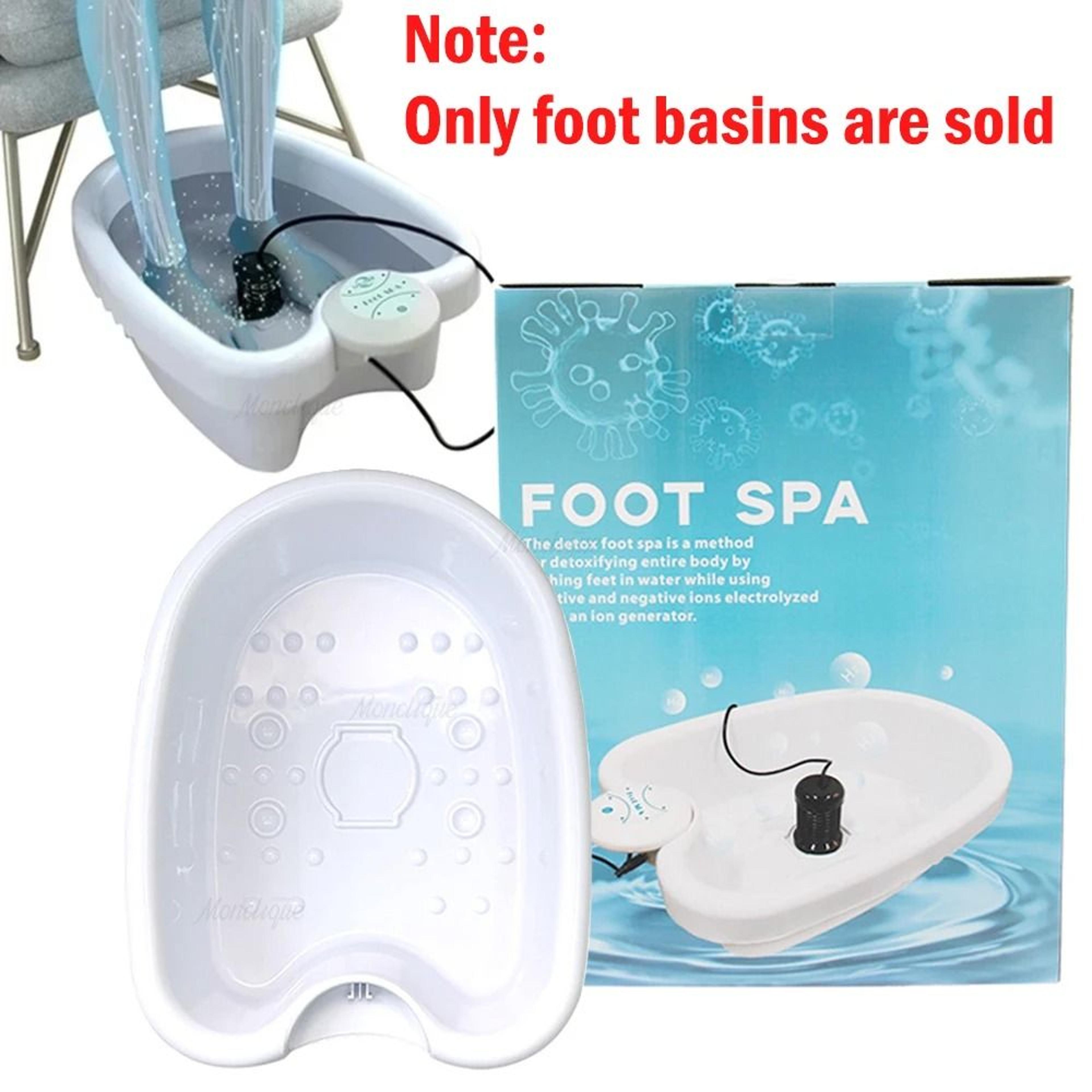 portable foot spa basin for ionic foot bath and massage machine