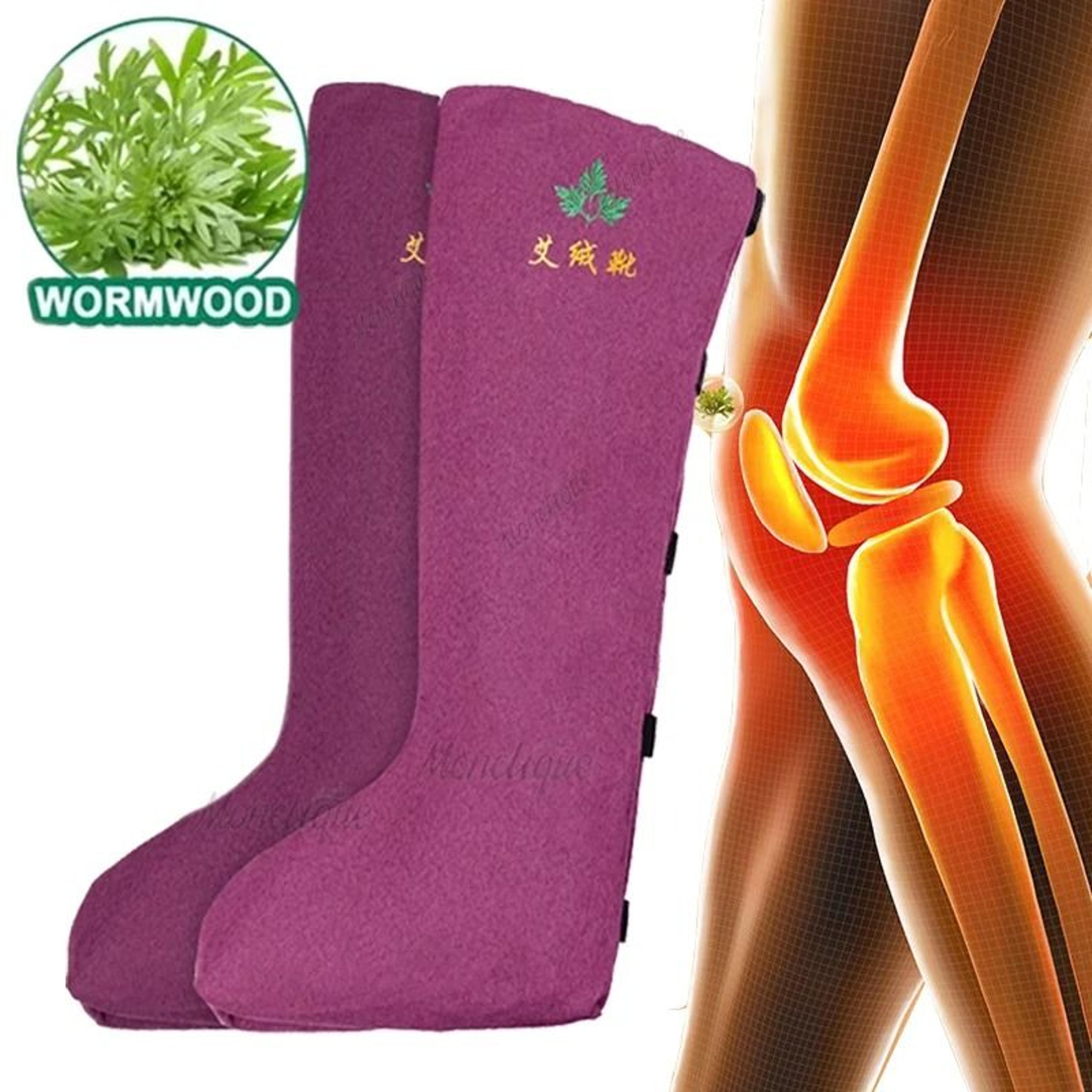 electric heating leg massager boots with hot compress and moxibustion
