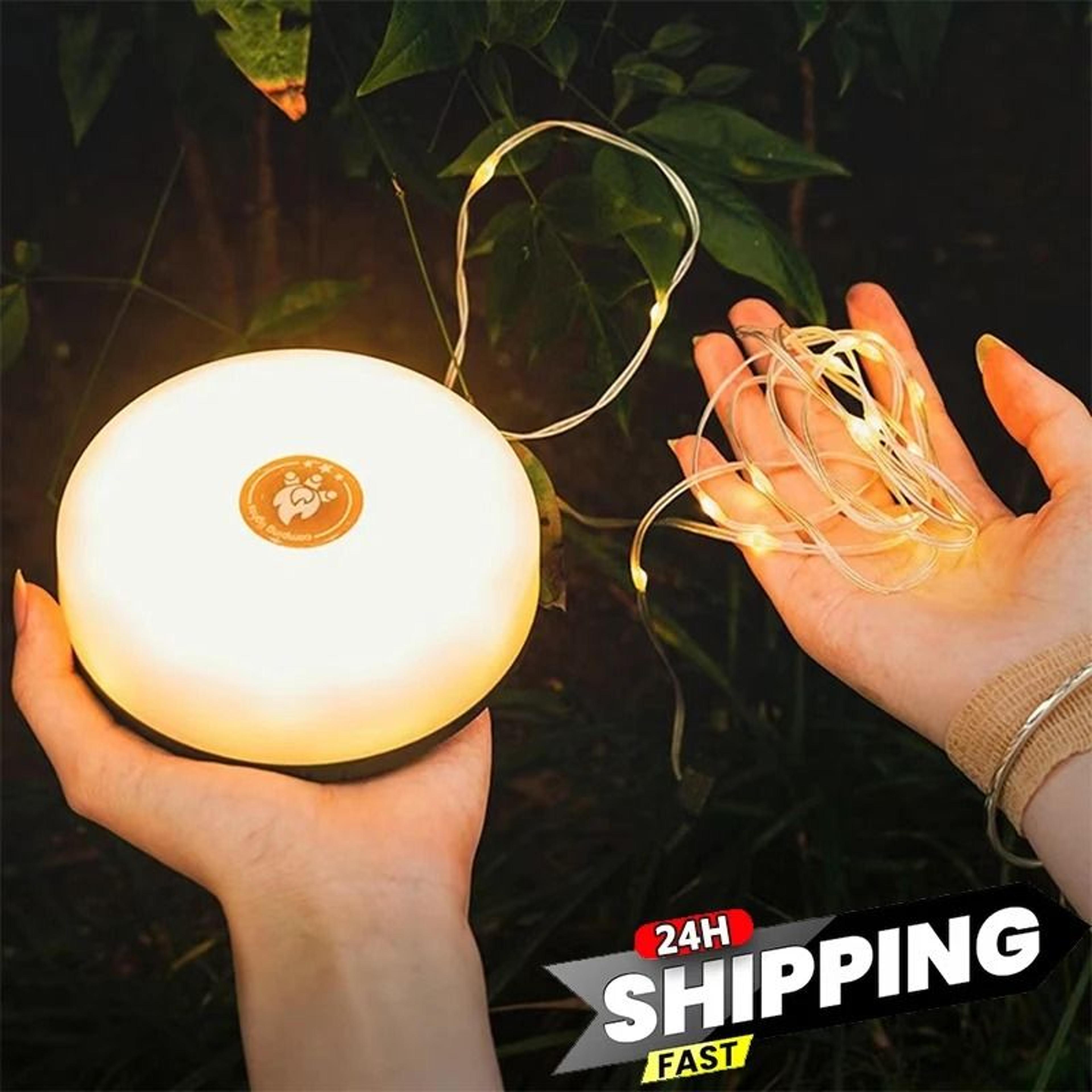 10m recyclable waterproof outdoor led camping light strip bar for tent garden