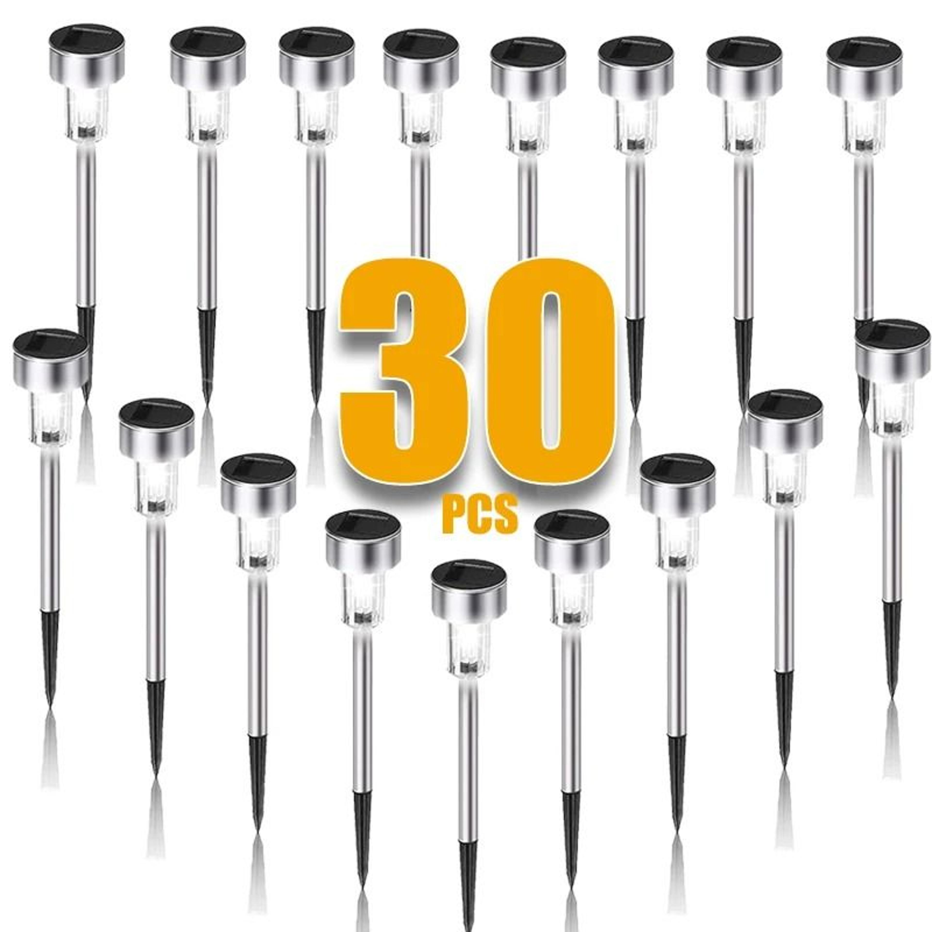 solar outdoor garden pathway lights waterproof led landscape decoration