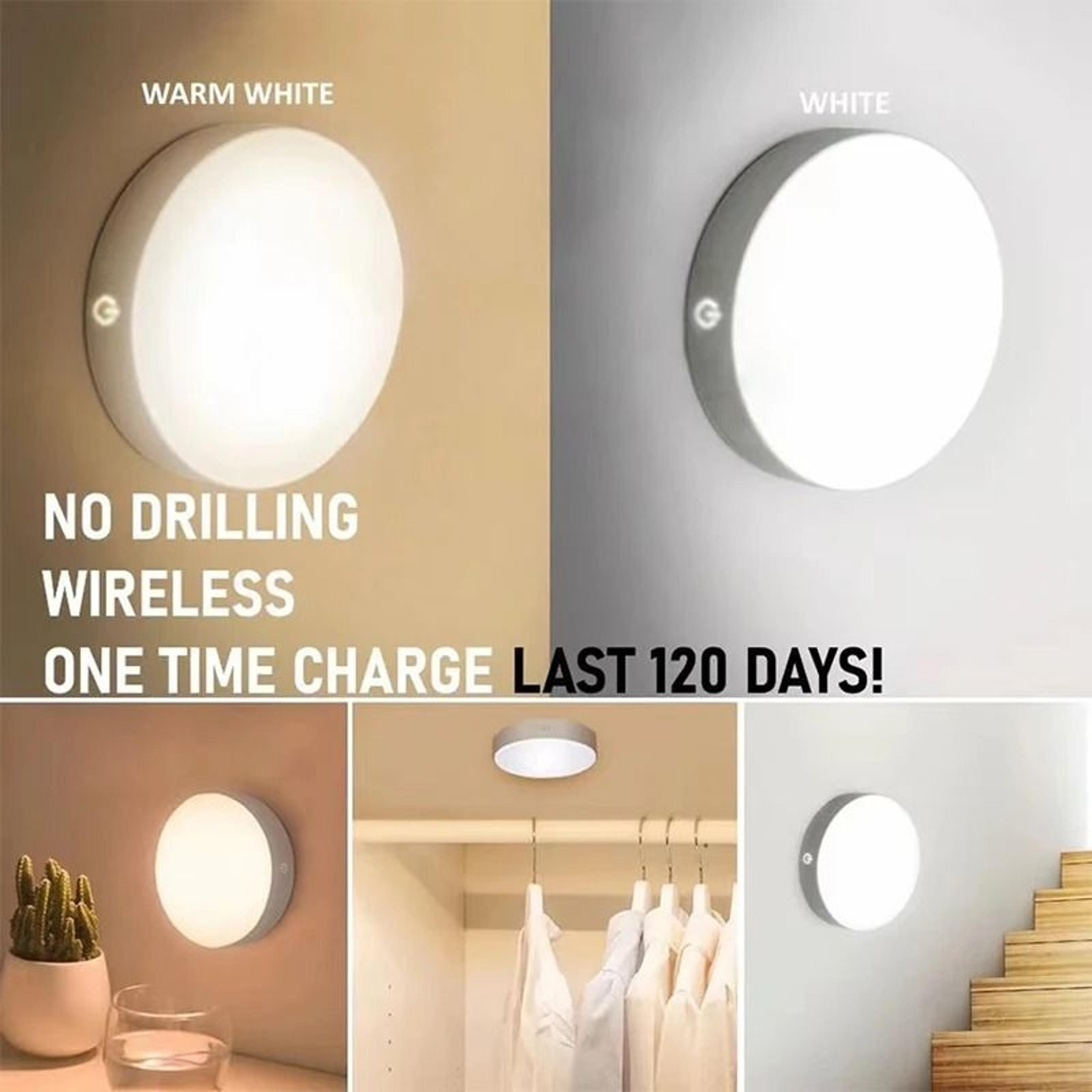 pir motion sensor led closet light bar wireless usb rechargeable under cabinet night lamp