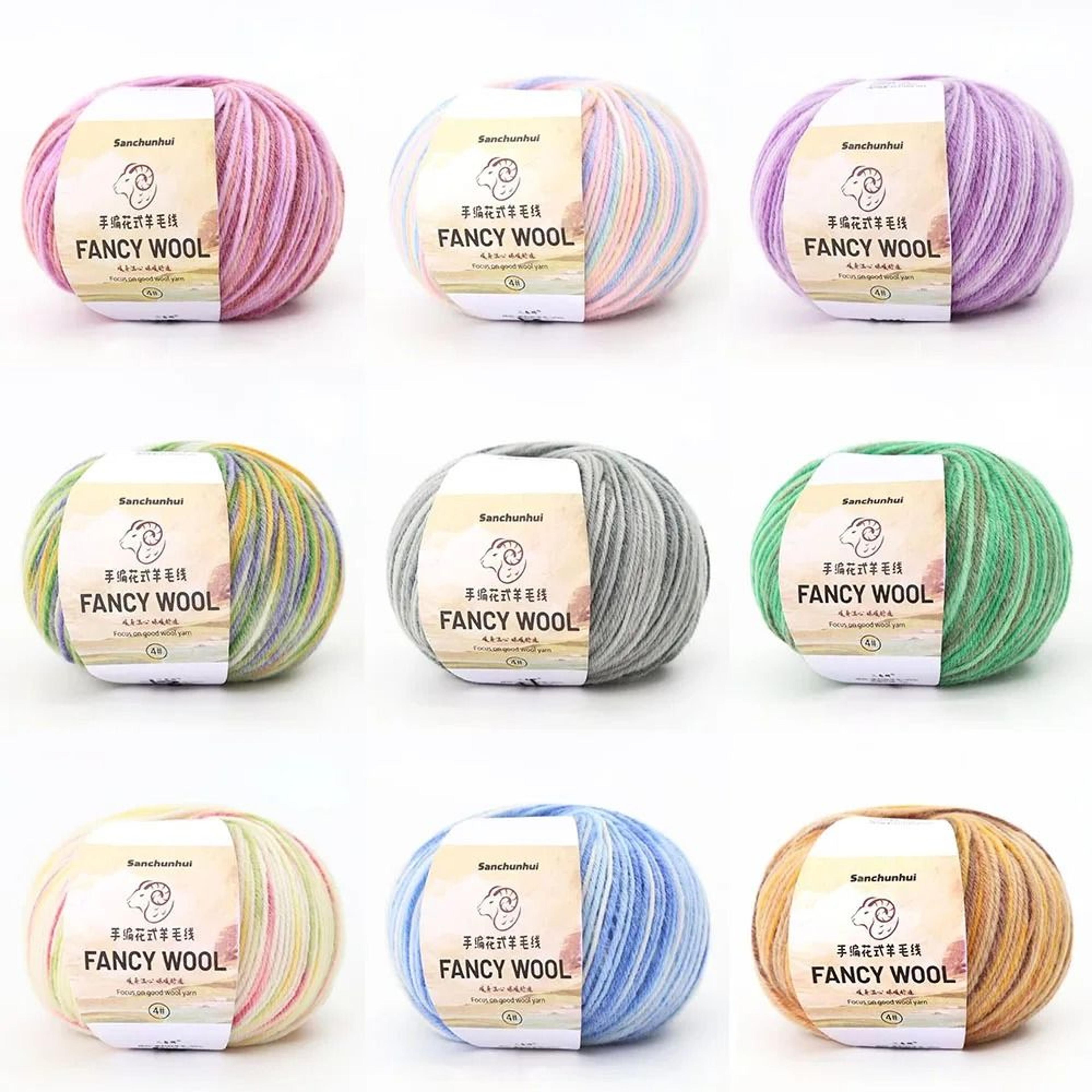 soft merino wool baby yarn 50g roll hand knitted crochet thread for clothes scarves hats