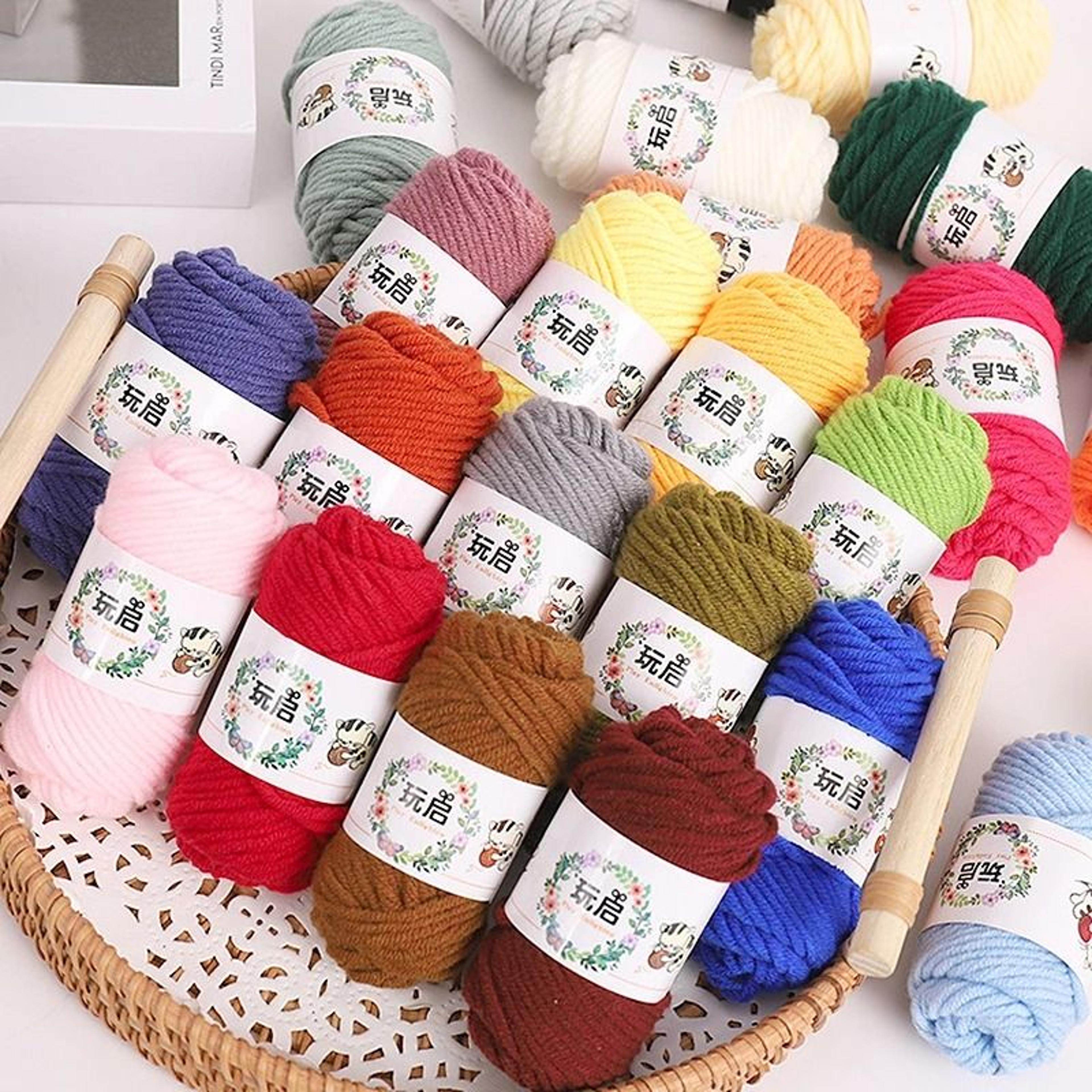 10g 5-ply baby milk soft cotton wool yarn mini roll for crochet sweaters dolls hats crafts