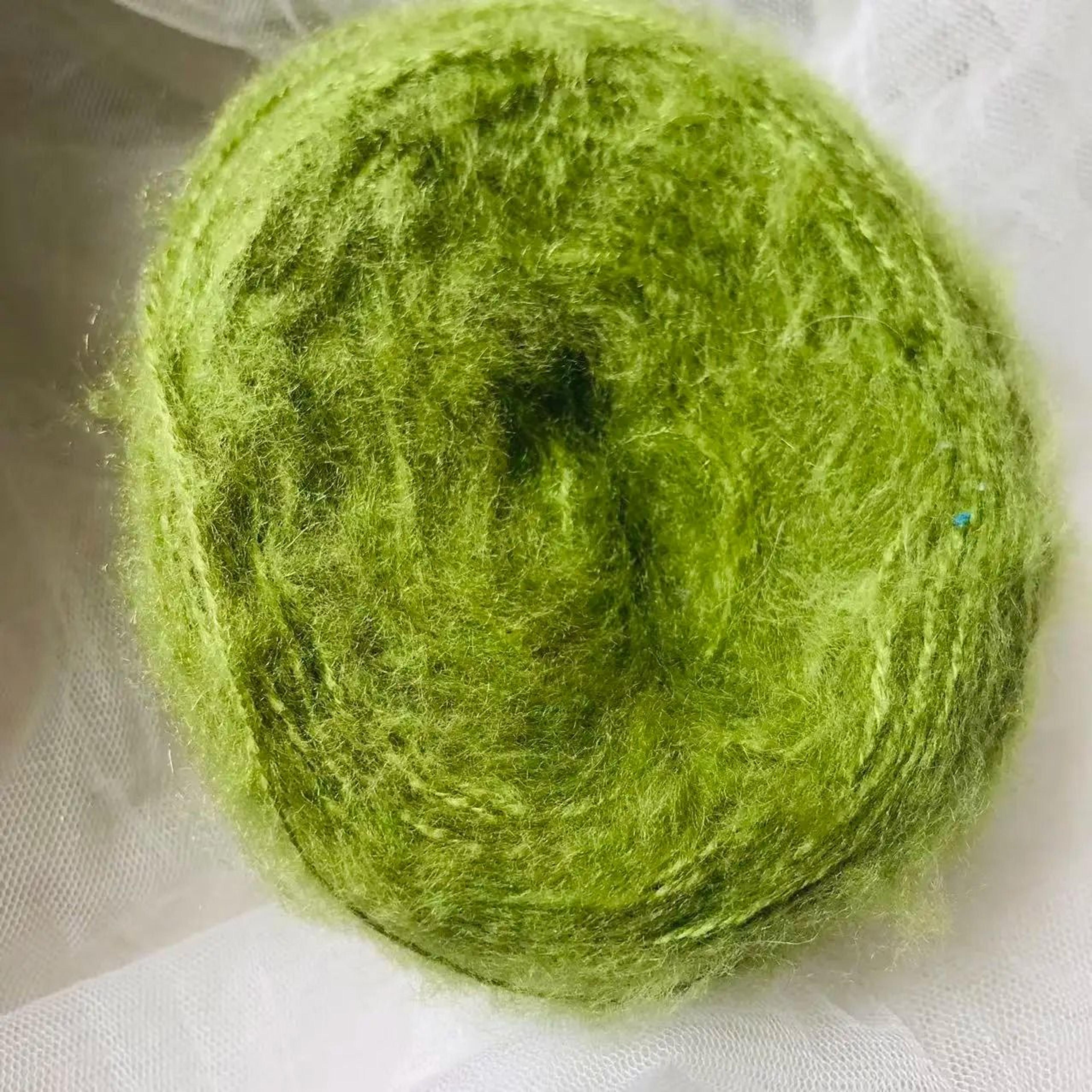 50g peach wool mixed colorful flower thread yarn for diy crochet bags and hair accessories