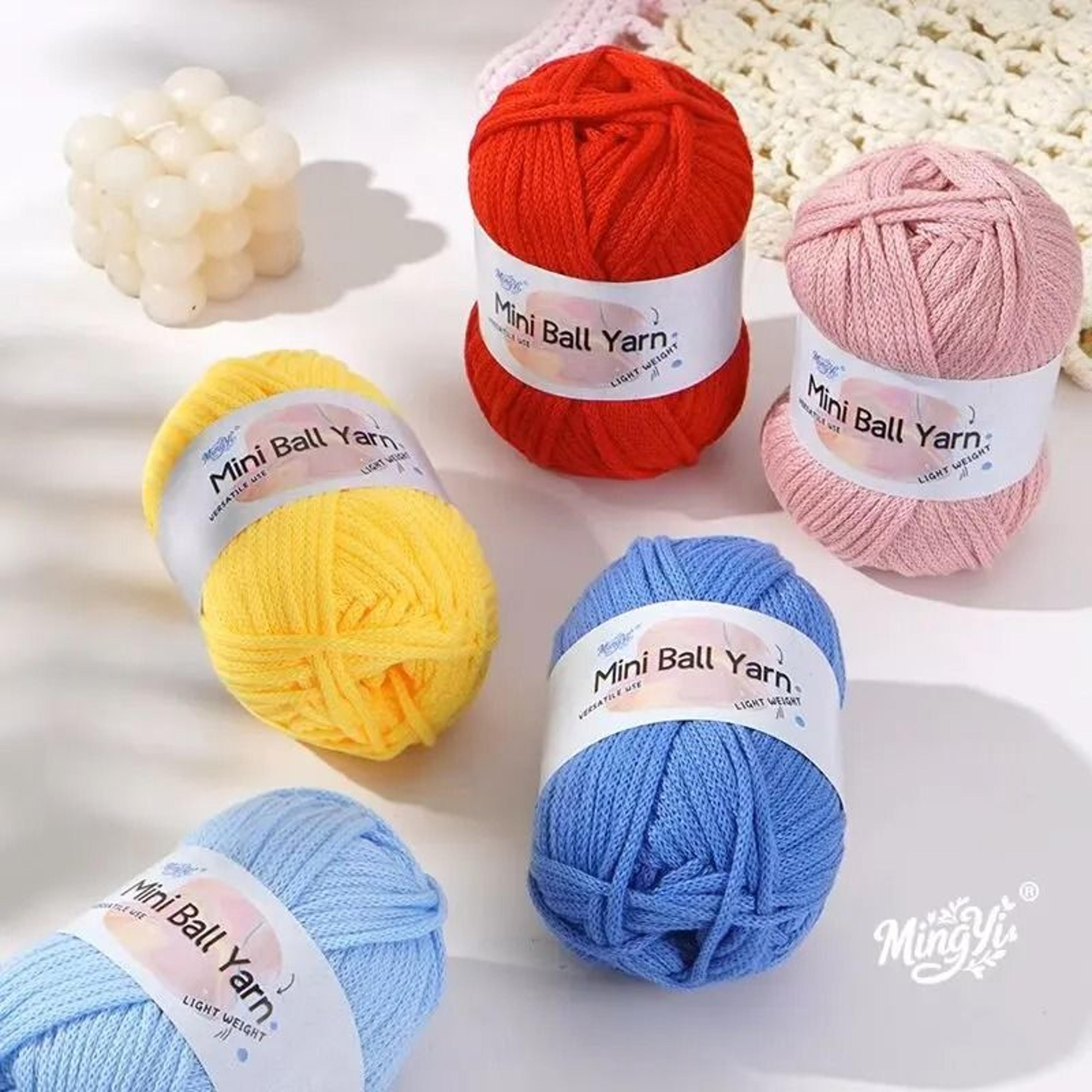 4-pack 400g hollow yarn 100g roll beginner-friendly cord for diy crochet bags hats carpets and pet nests