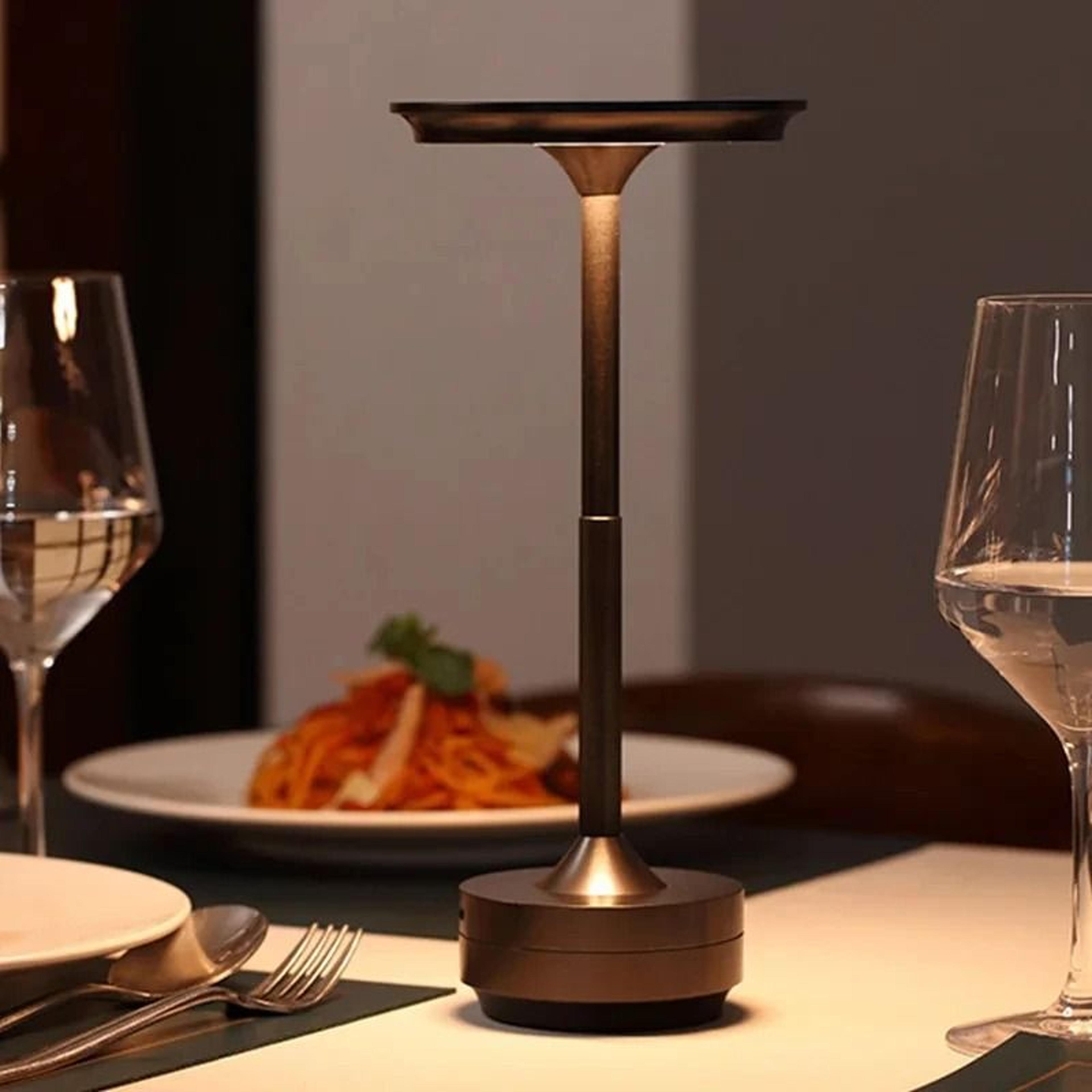 retro wireless usb touch led table lamp dimmable portable desk light for restaurant bar