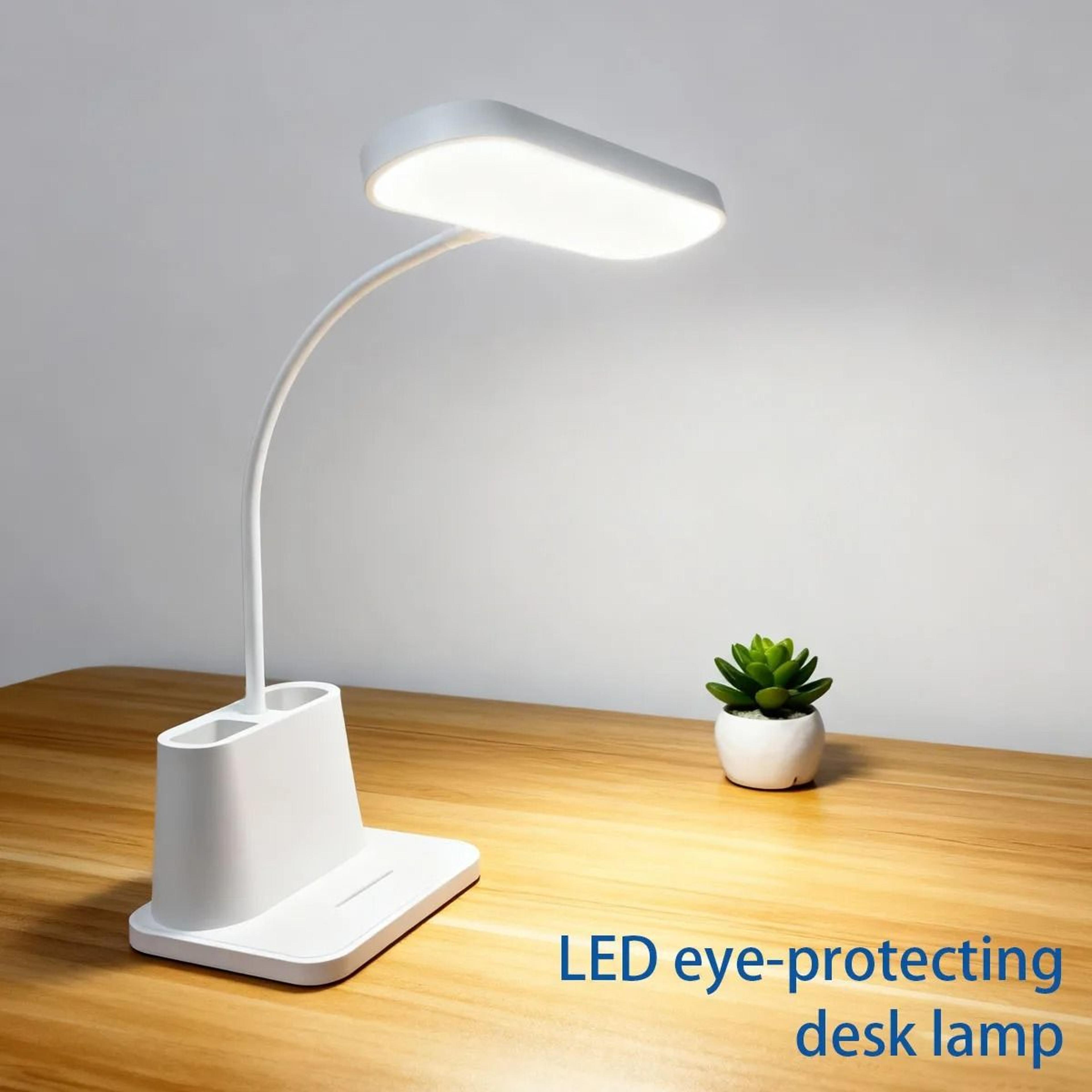 led dimmable wireless table lamp 3 level touch rechargeable night light for office room study
