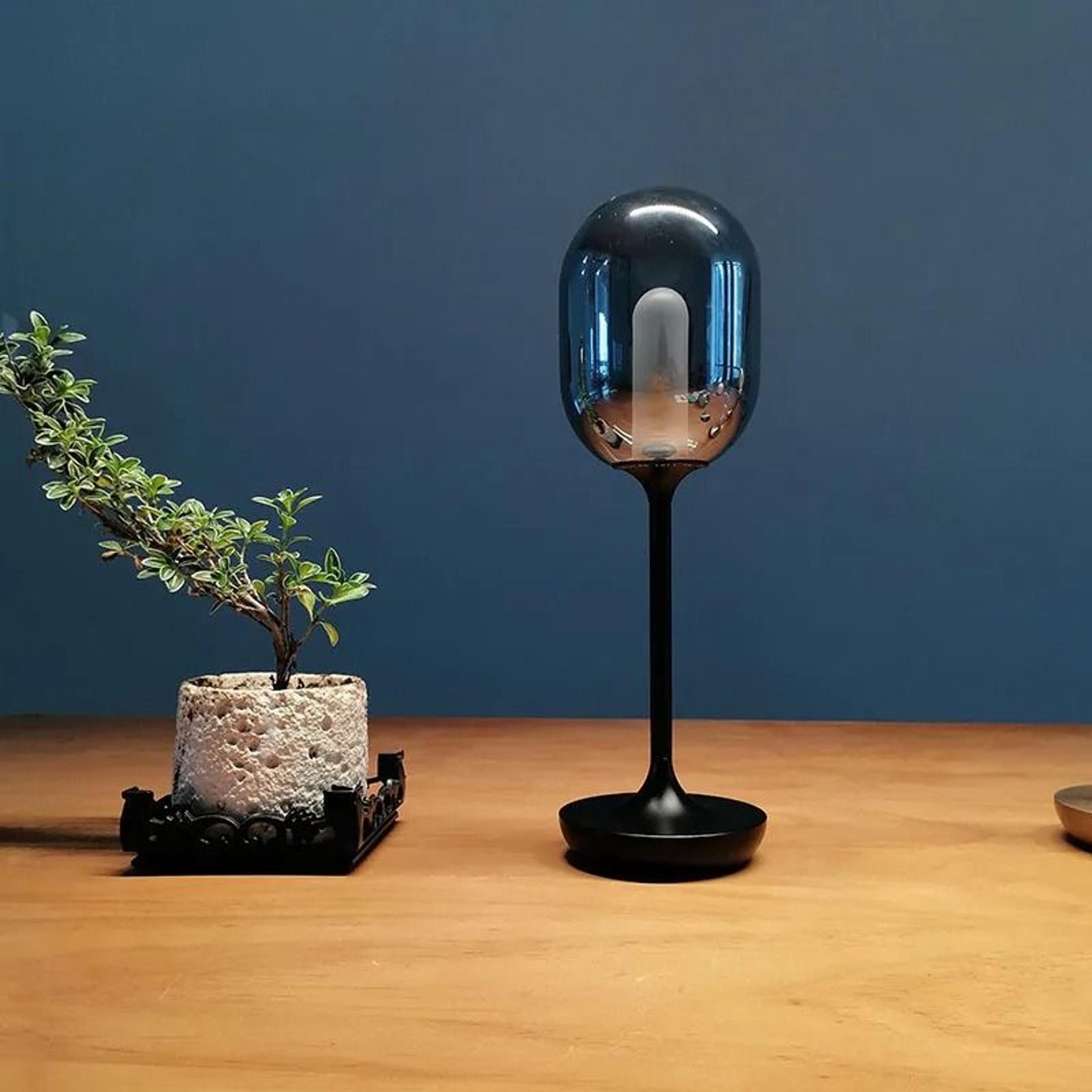rechargeable wireless touch led table lamp portable candle warm bedside night light for camping desk decor