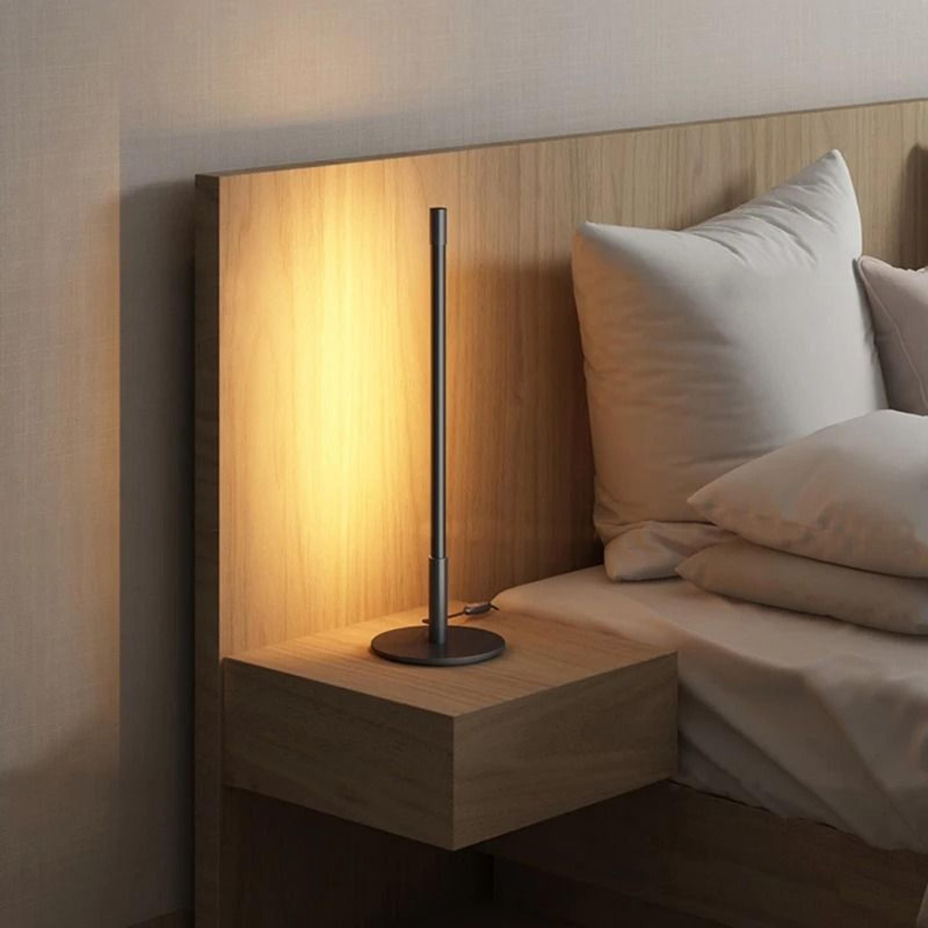 minimalist modern led table lamp bedside desk light simple nightstand lighting for hotel homestay home