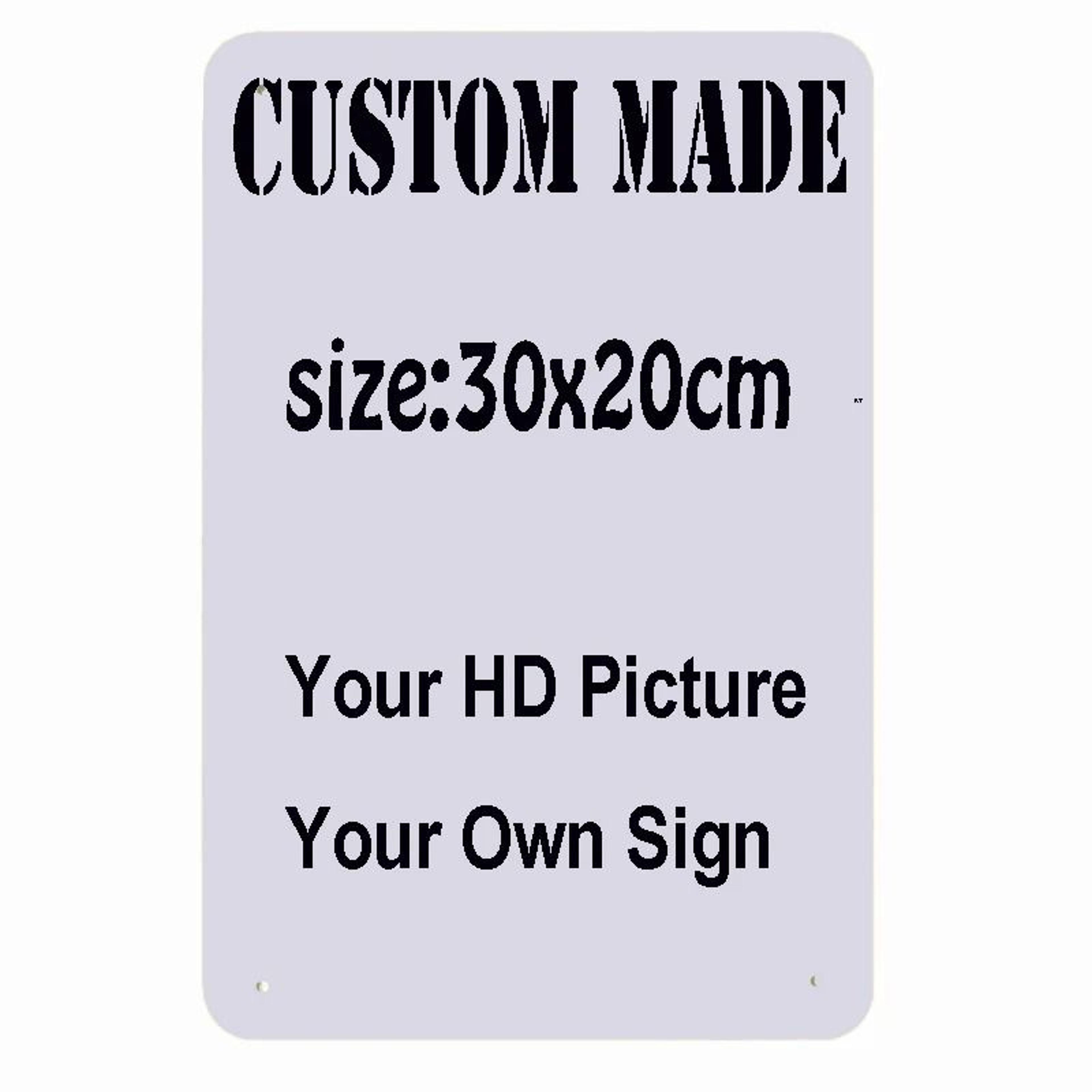 custom metal tin sign retro plaque personalized wall art poster home bar garage decor